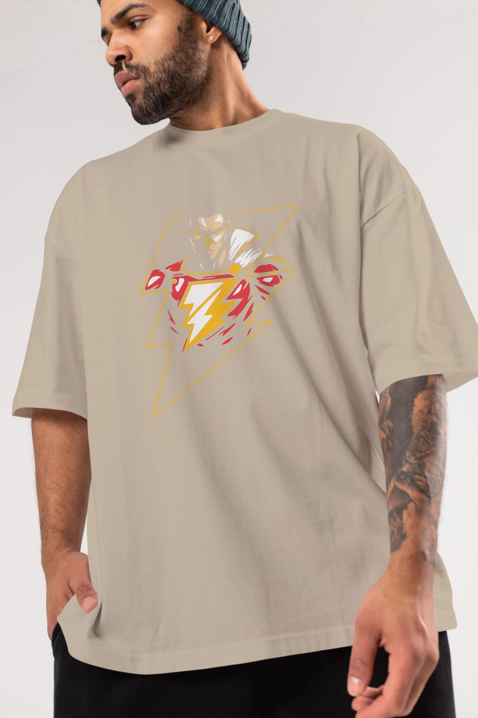 Flash Avengers (3) Ön Baskılı Oversize t-shirt Erkek Kadın Unisex %100 Pamuk Bisiklet Yaka tişort
