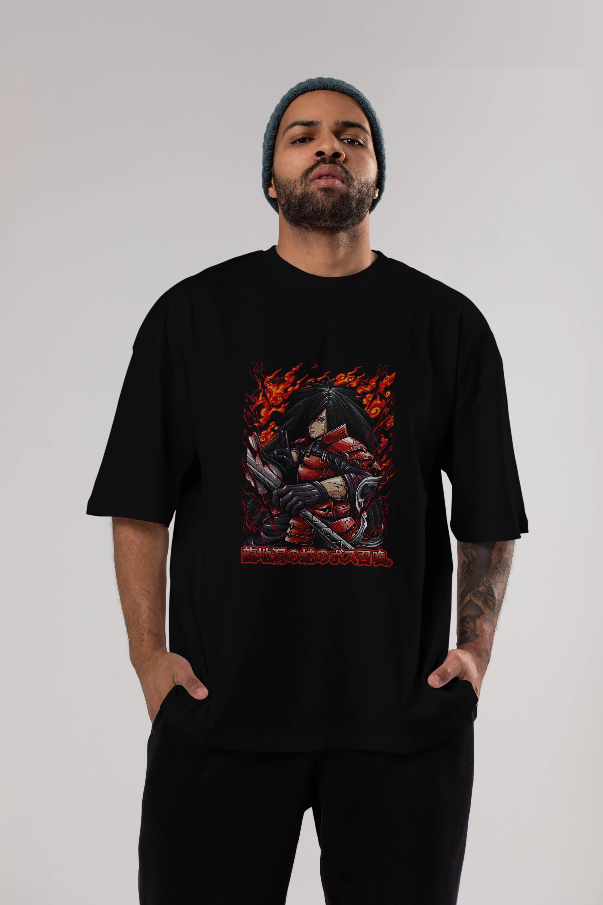 NARUTO (12) Anime Ön Baskılı Oversize t-shirt %100 pamuk Erkek Kadın Unisex