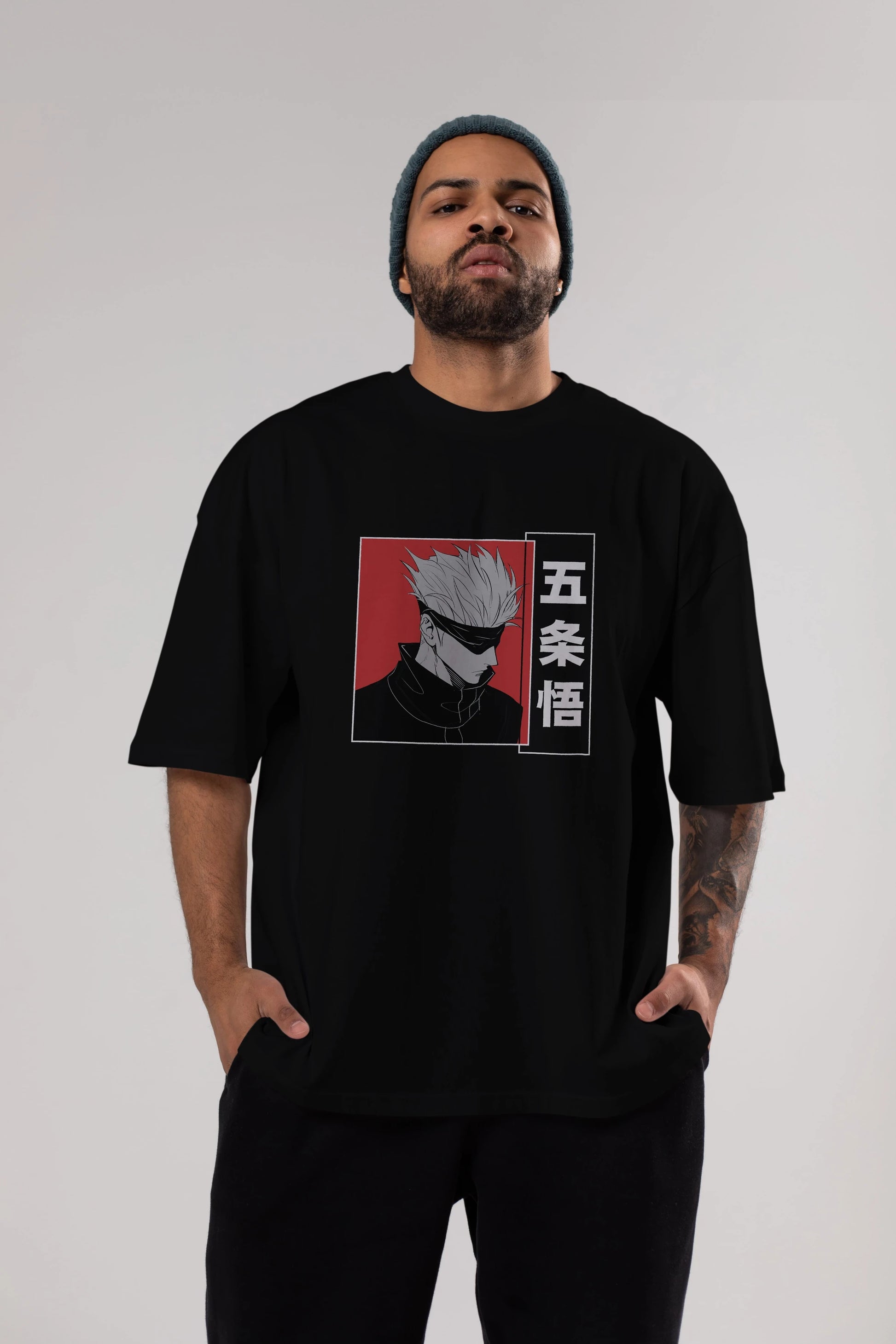 JUJUTSU KAISEN 2 Anime Ön Baskılı Oversize t-shirt %100 pamuk Erkek Kadın Unisex