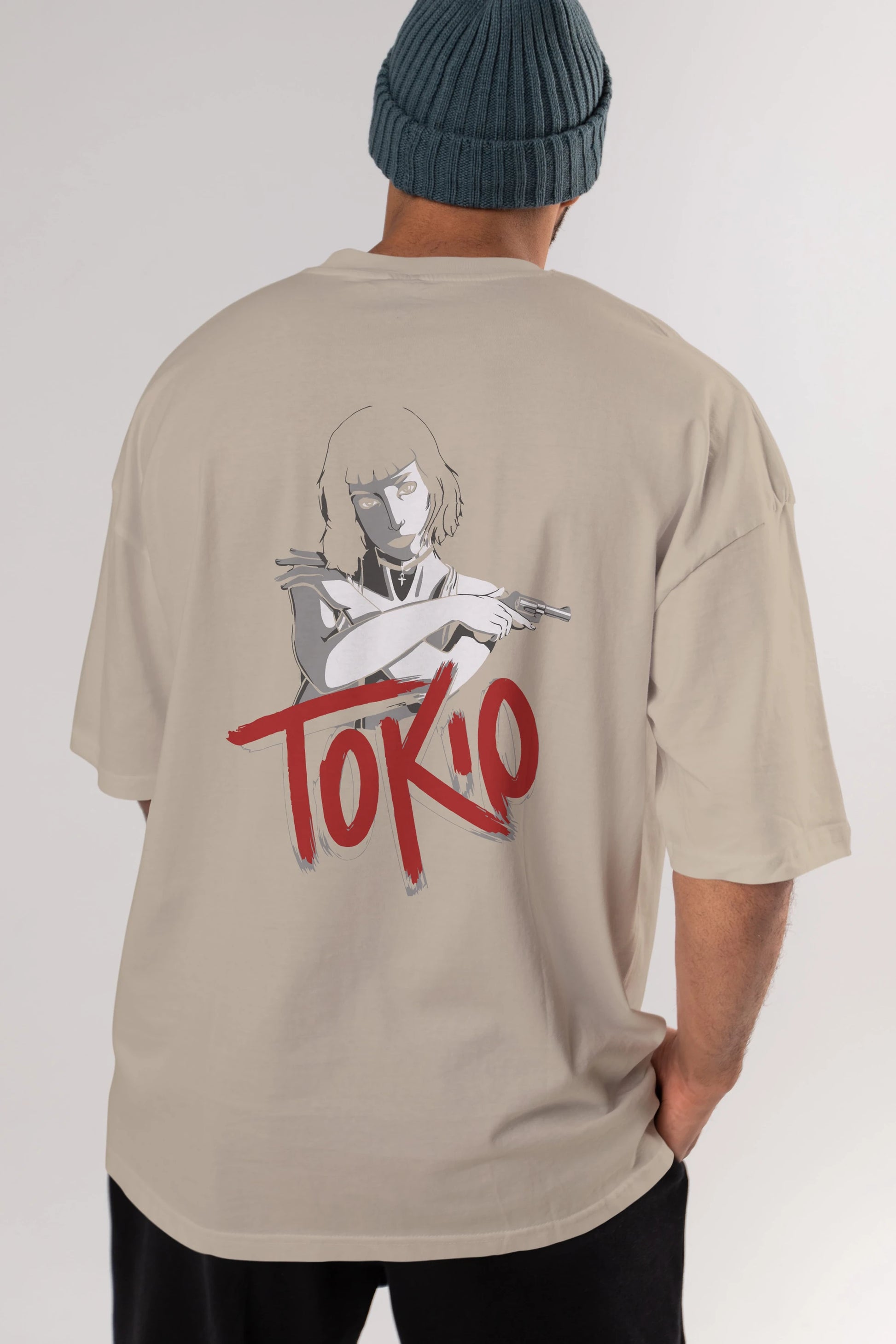 La Casa De Papel (10) Arka Baskılı Oversize t-shirt Erkek Kadın Unisex %100 Pamuk Bisiklet Yaka tişort