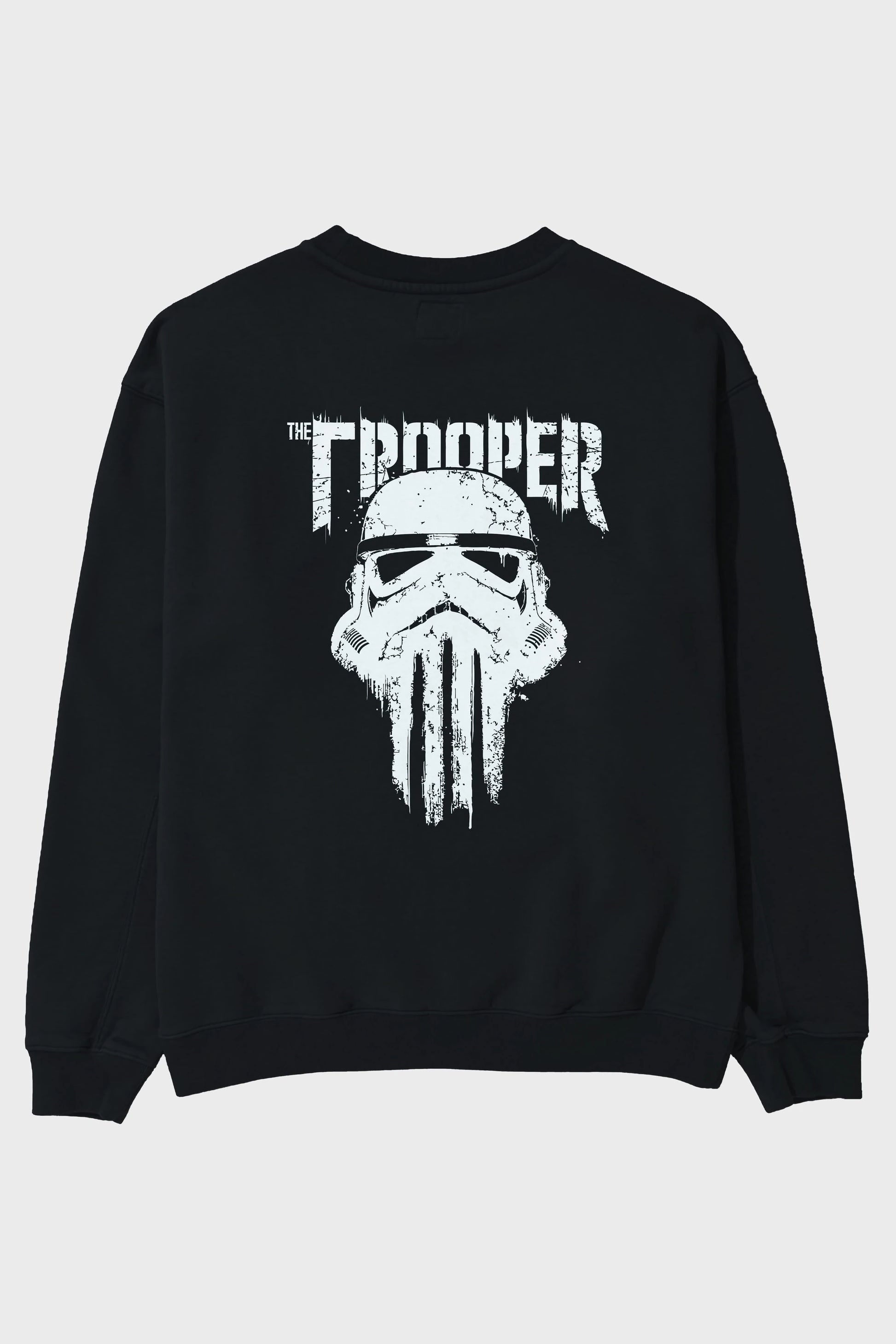 The Trooper Arka Baskılı Oversize Sweatshirt Erkek Kadın Unisex