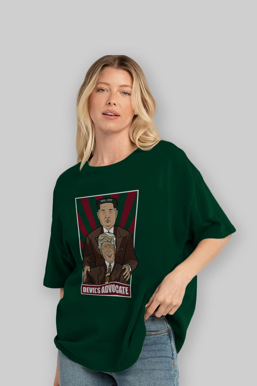 Devil_s Advocate Ön Baskılı Oversize t-shirt Erkek Kadın Unisex %100 Pamuk tişort