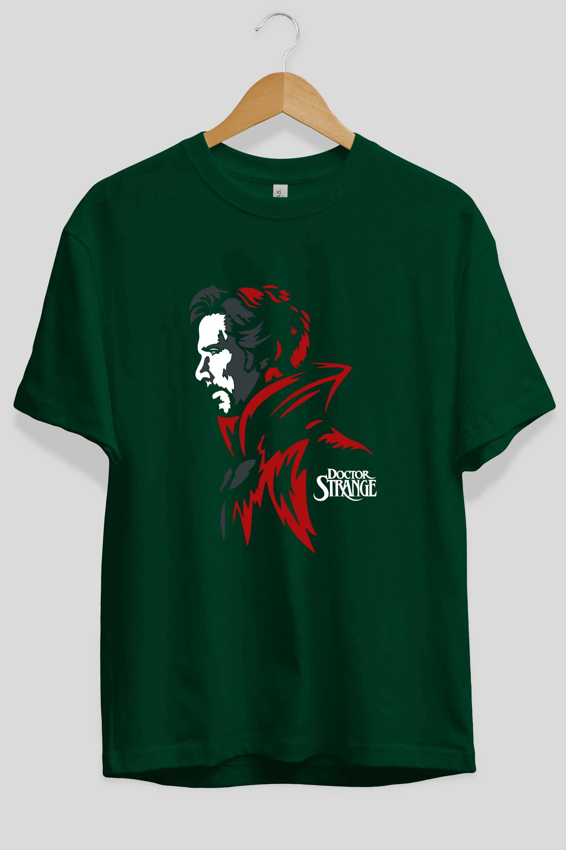 Doctor Strange (2) Ön Baskılı Oversize t-shirt Erkek Kadın Unisex %100 Pamuk Bisiklet Yaka tişort