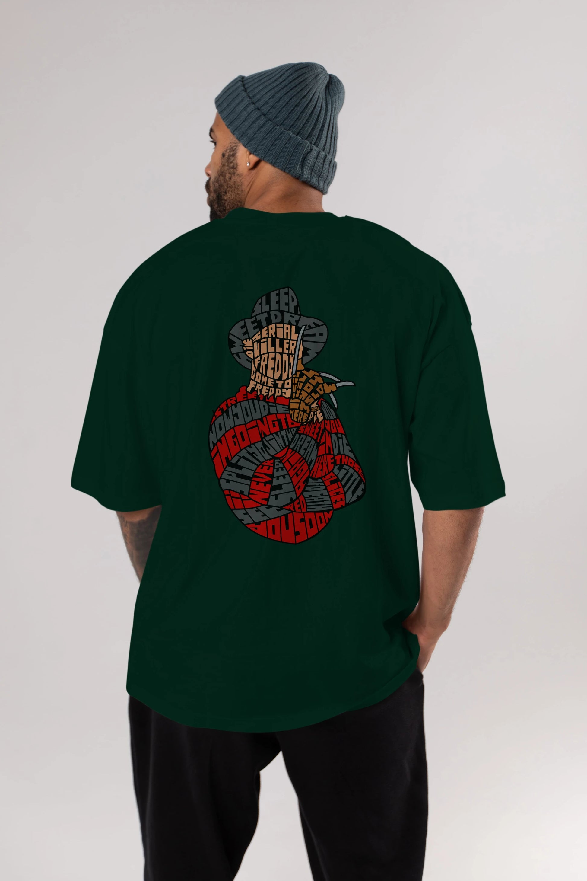 Sweet Dream Arka Baskılı Oversize t-shirt %100 pamuk Erkek Kadın Unisex