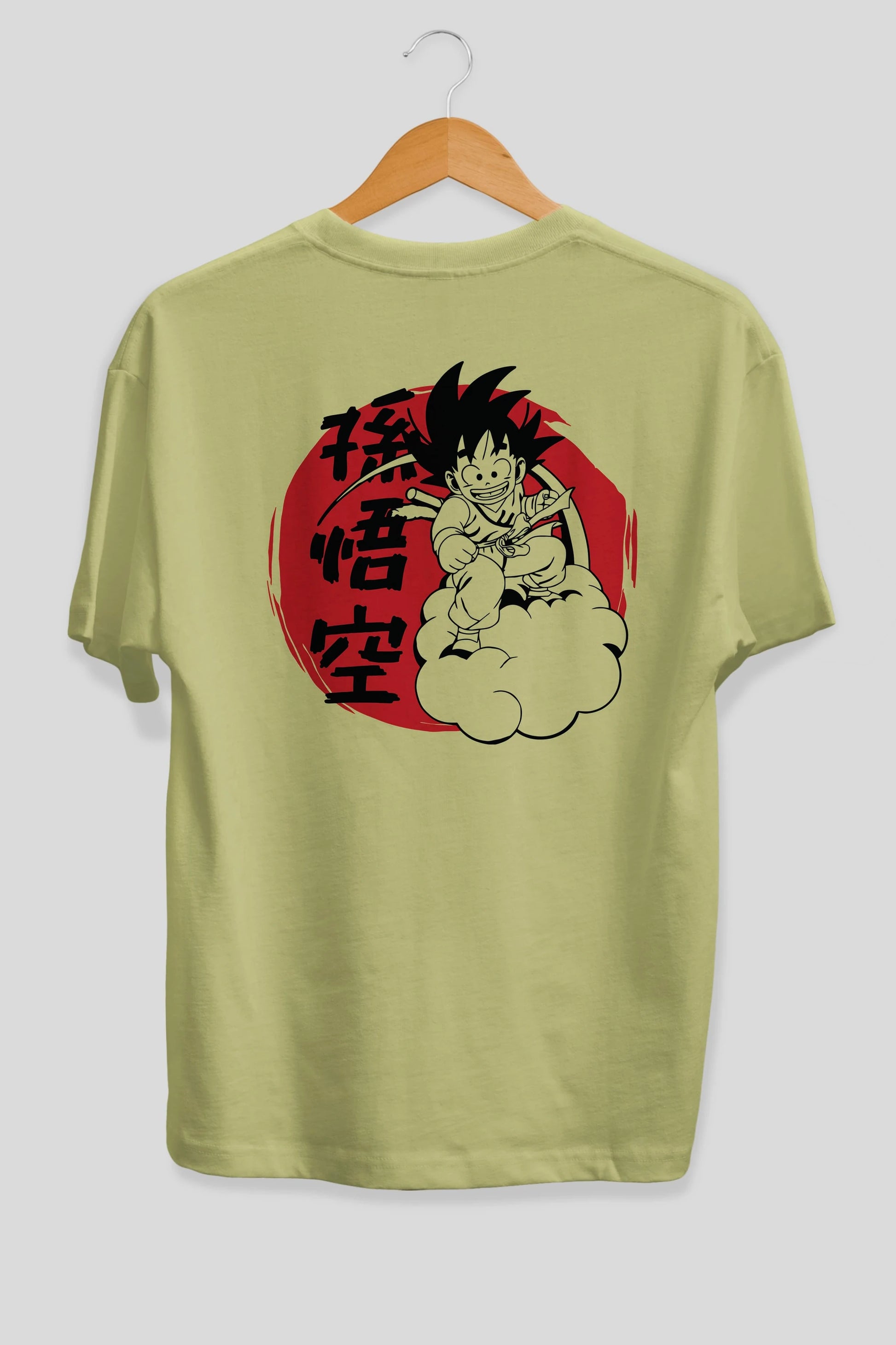 DRAGON BALL Anime Arka Baskılı Oversize t-shirt Erkek Kadın Unisex