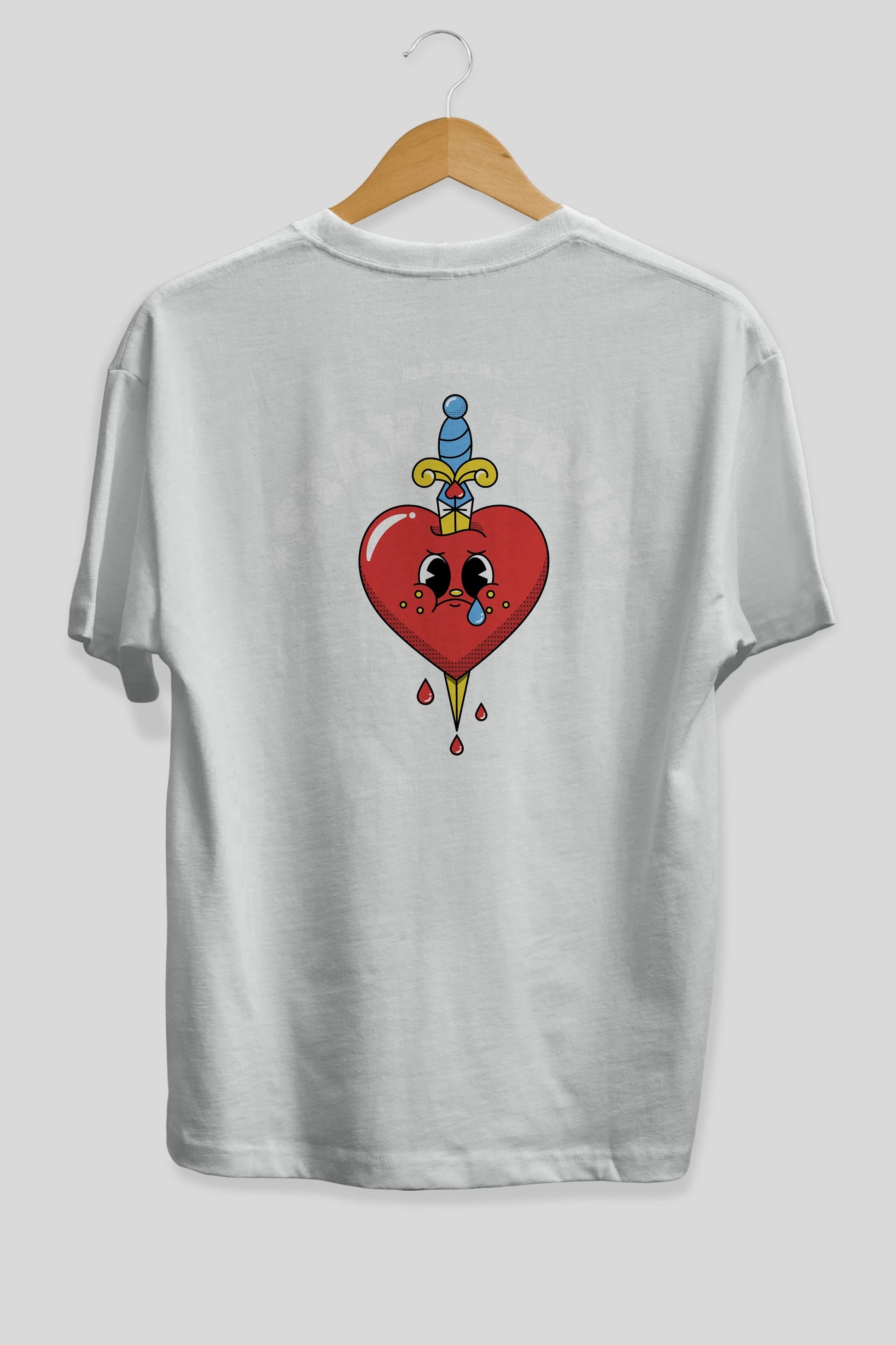 Stay True Arka Baskılı Oversize t-shirt Erkek Kadın Unisex