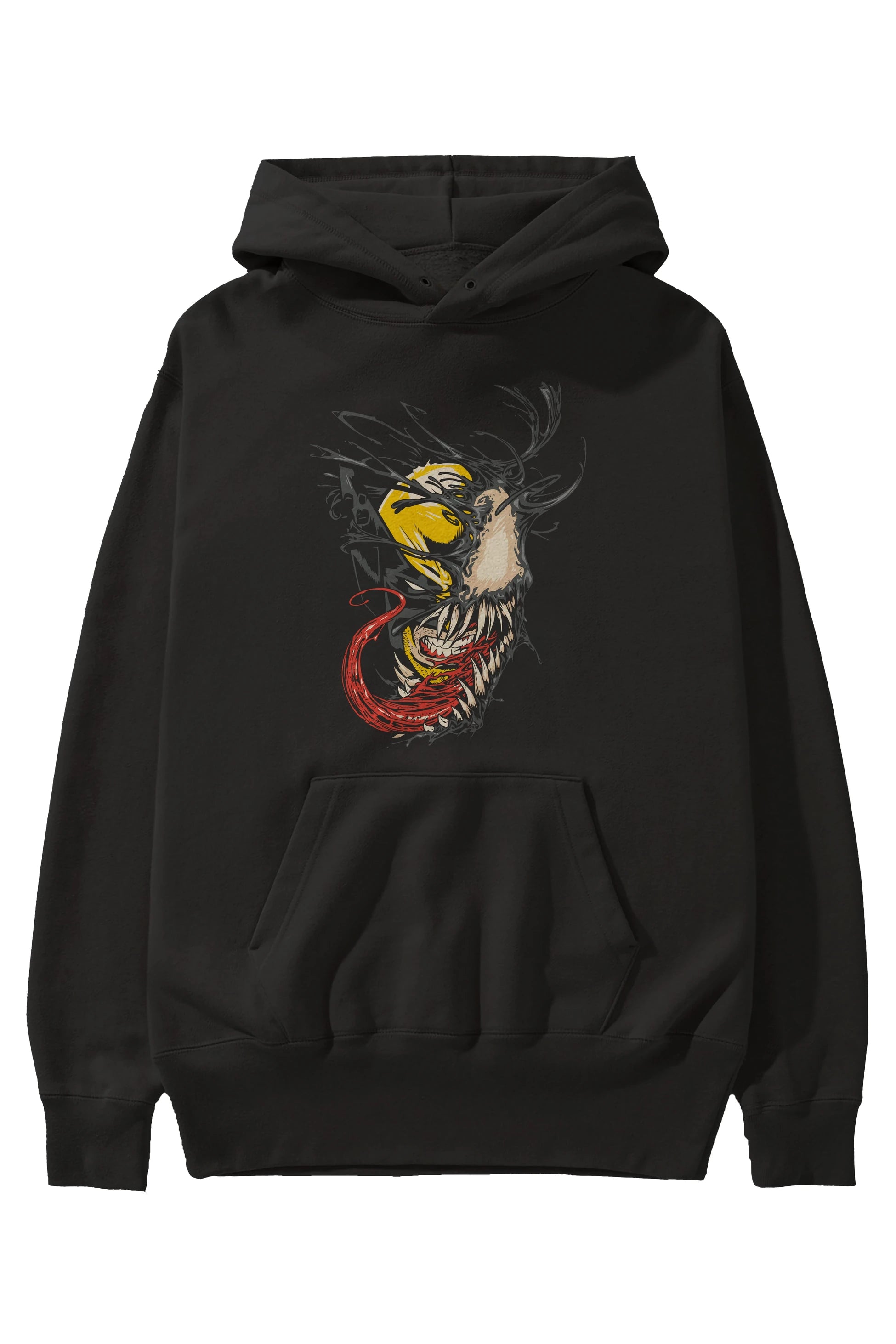 Venom (4) Ön Baskılı Hoodie Oversize Kapüşonlu Sweatshirt Erkek Kadın Unisex