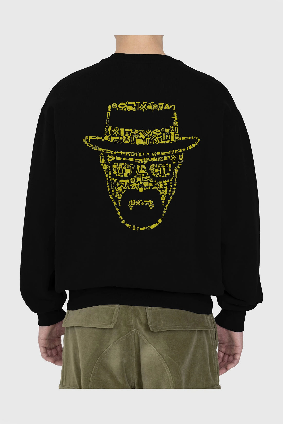 The Chronicle Arka Baskılı Oversize Sweatshirt Erkek Kadın Unisex