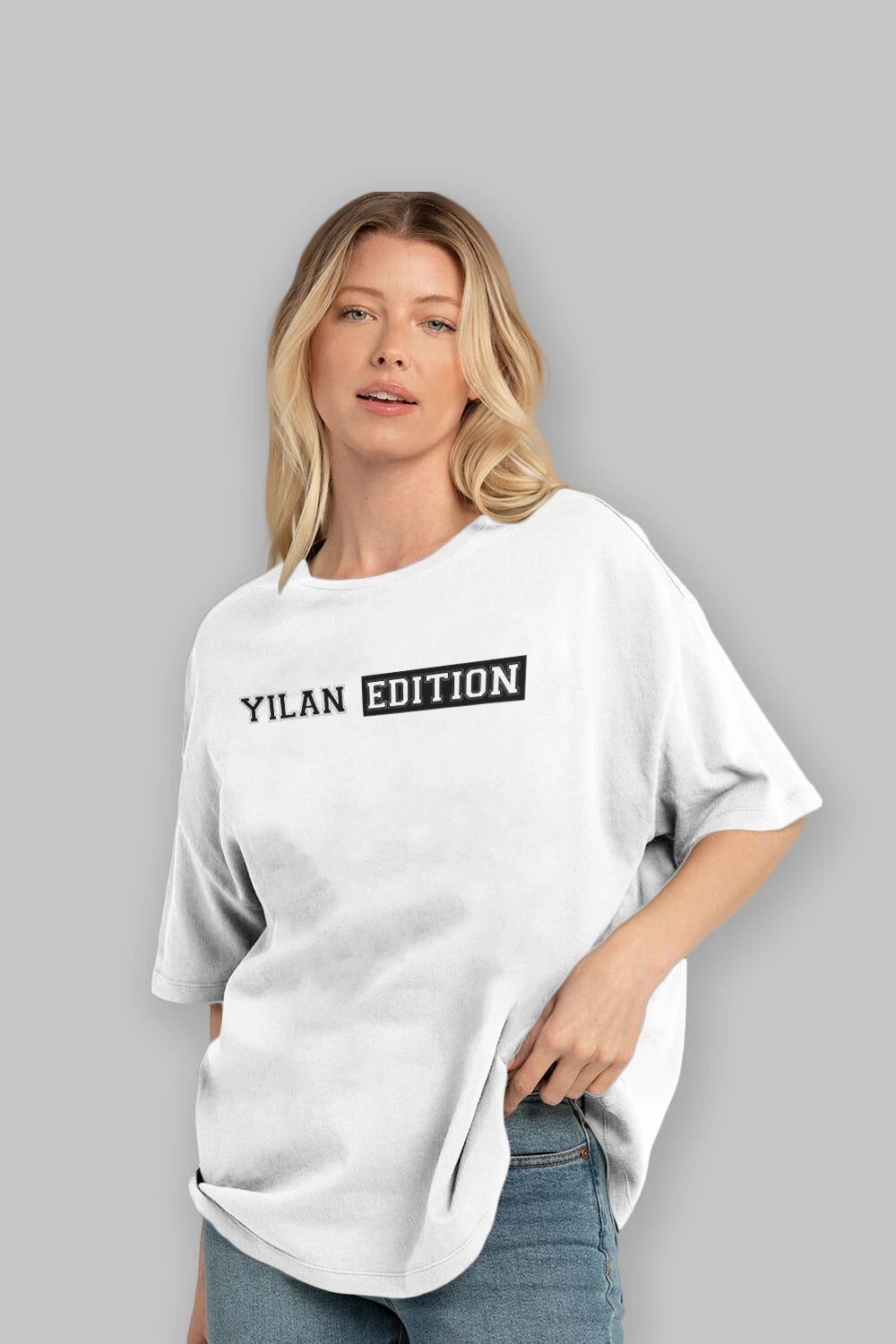 Yılan Edition Ön Baskılı Oversize t-shirt %100 pamuk Erkek Kadın Unisex