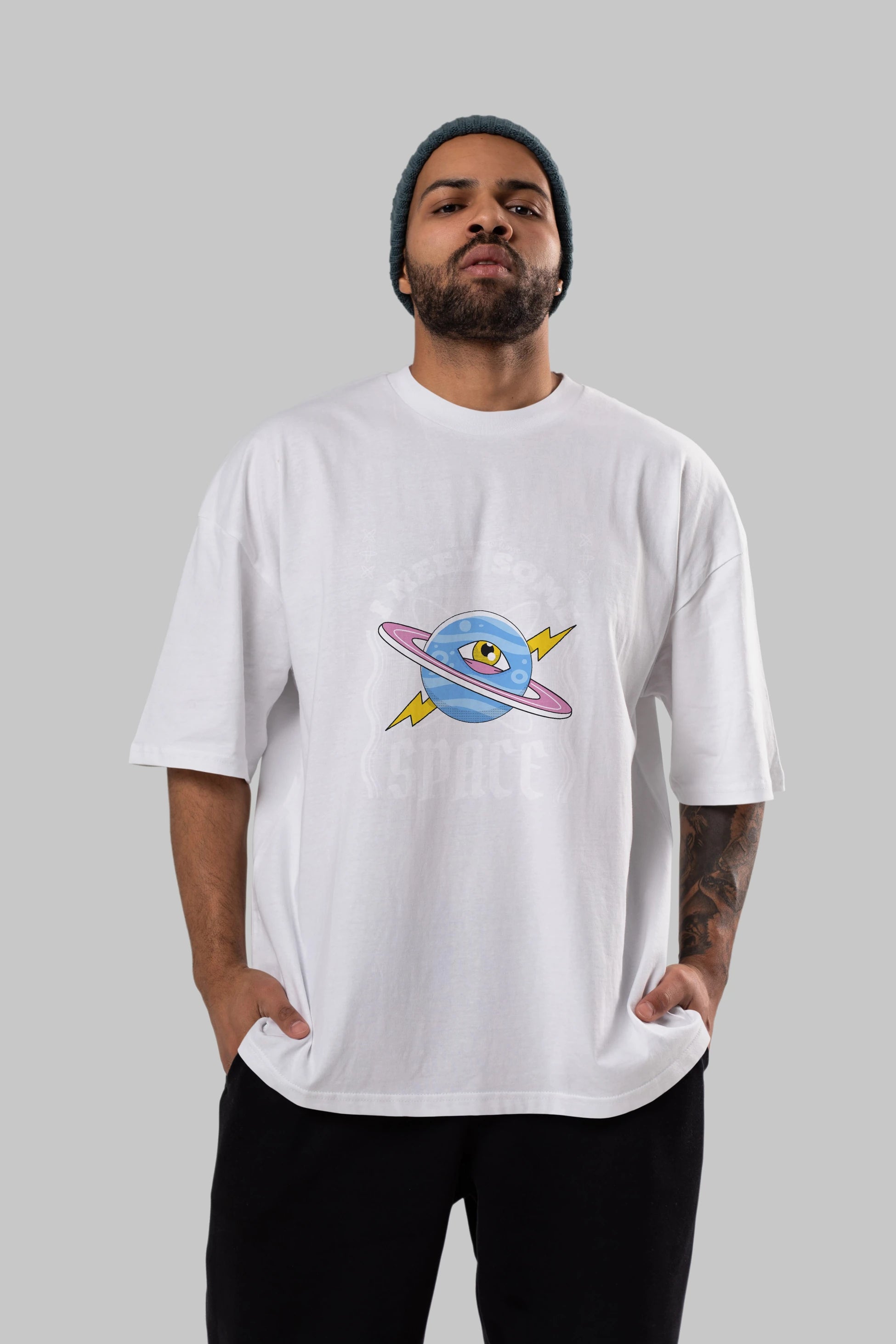 I Need Some Space Ön Baskılı Oversize t-shirt Erkek Kadın Unisex