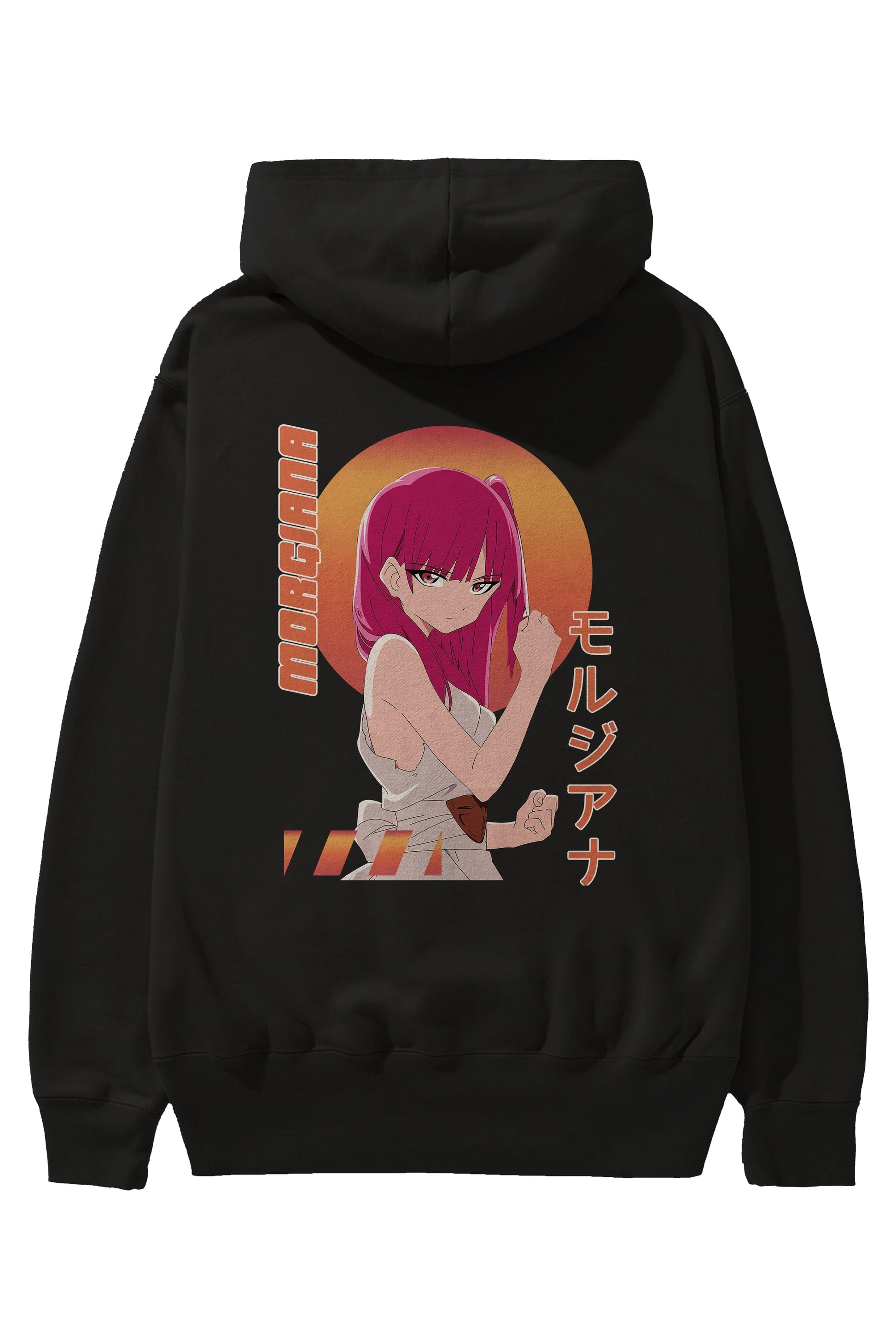 Morgiana 5 Anime Arka Baskılı Hoodie Oversize Kapüşonlu Sweatshirt Erkek Kadın Unisex
