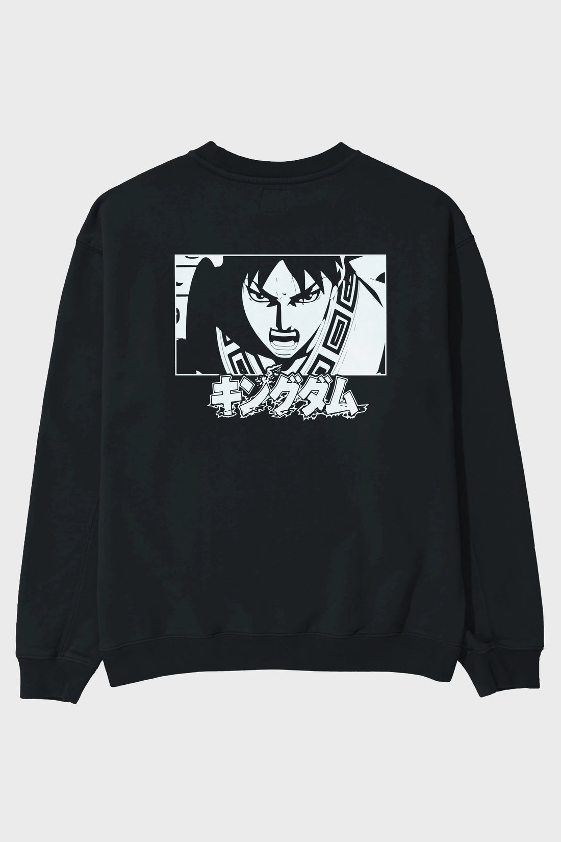 Xin 1 Anime Arka Baskılı Oversize Sweatshirt Erkek Kadın Unisex