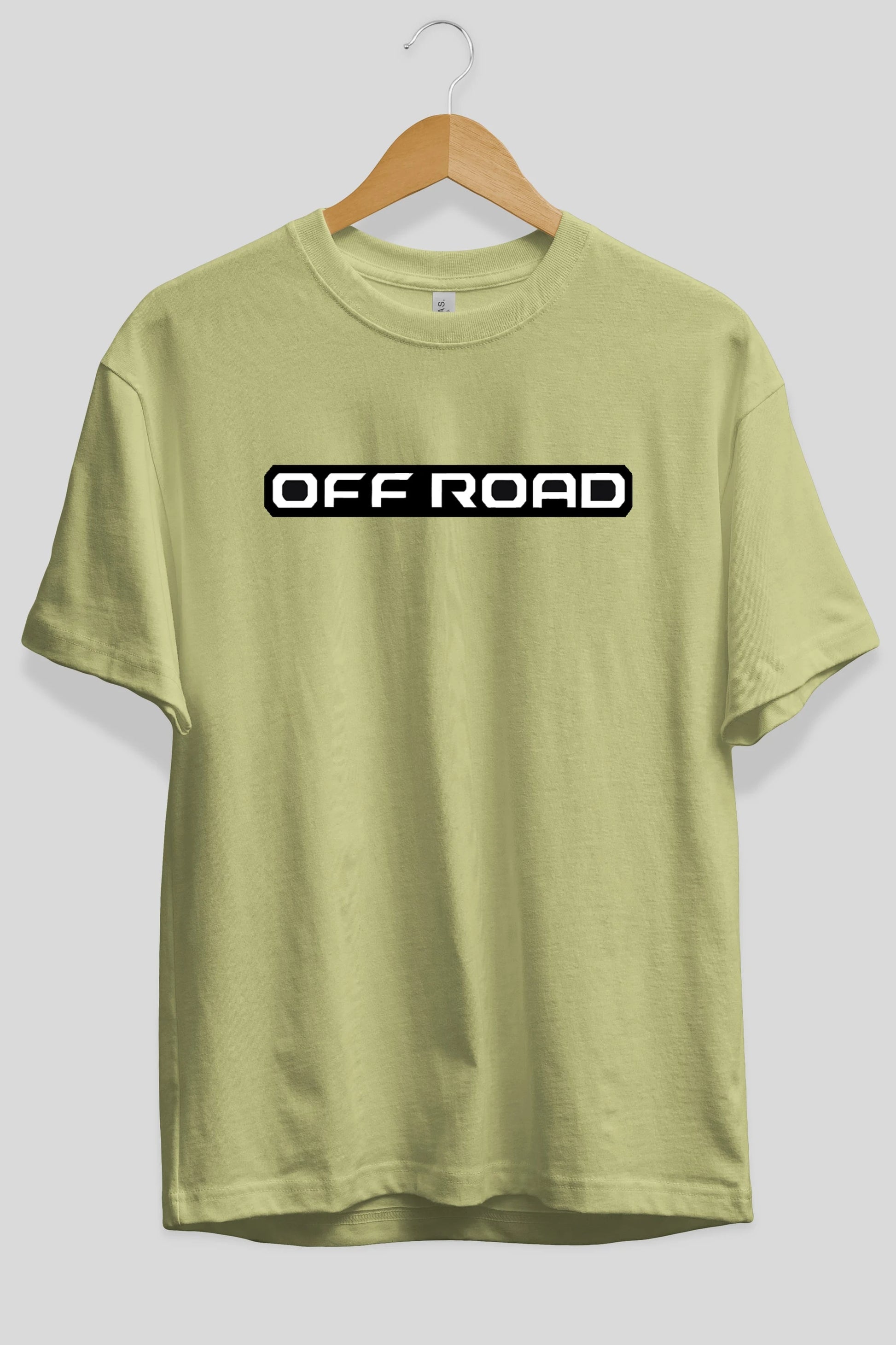 Off Road Ön Baskılı Oversize t-shirt %100 pamuk Erkek Kadın Unisex