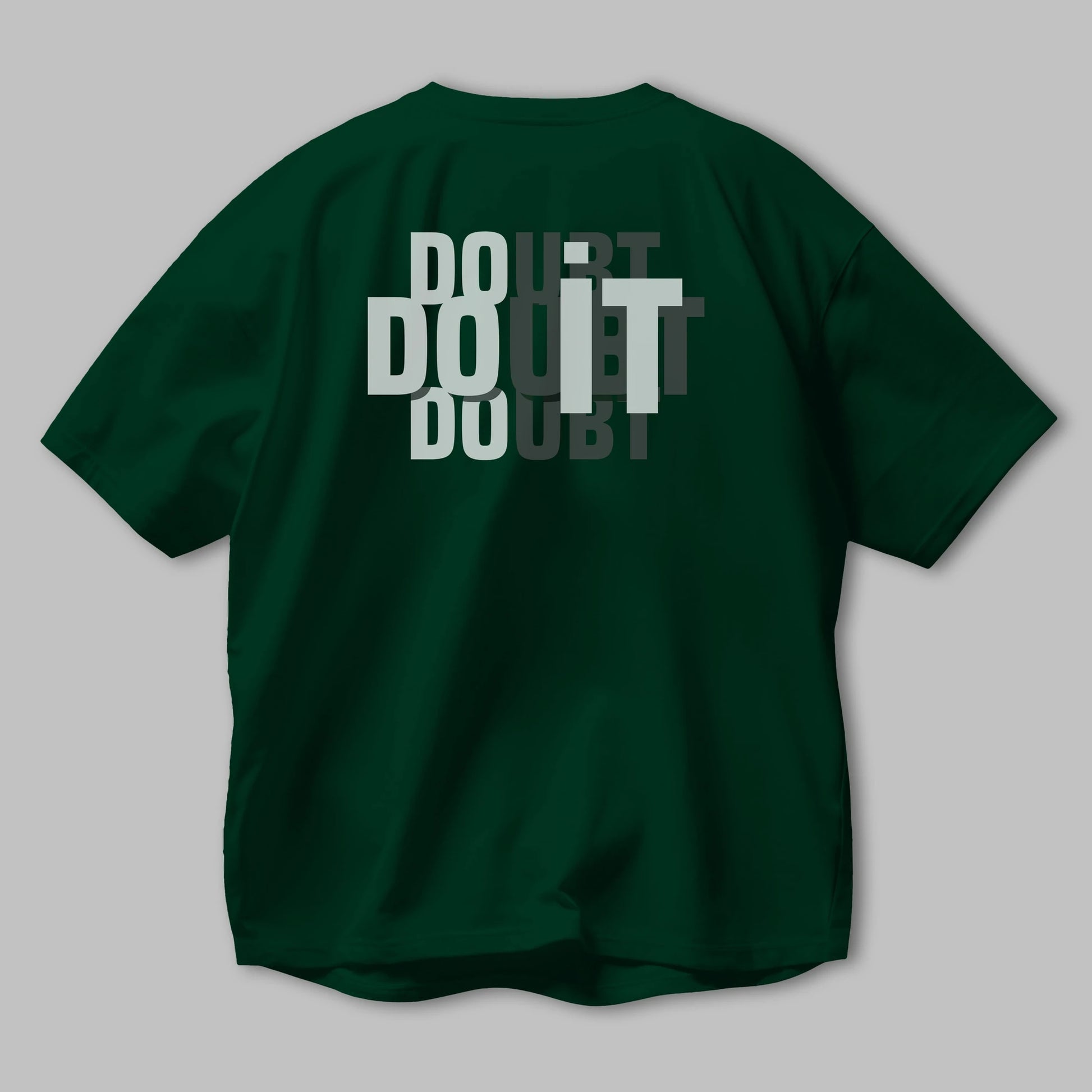 Do it Yazılı Arka Baskılı Oversize t-shirt Erkek Kadın Unisex