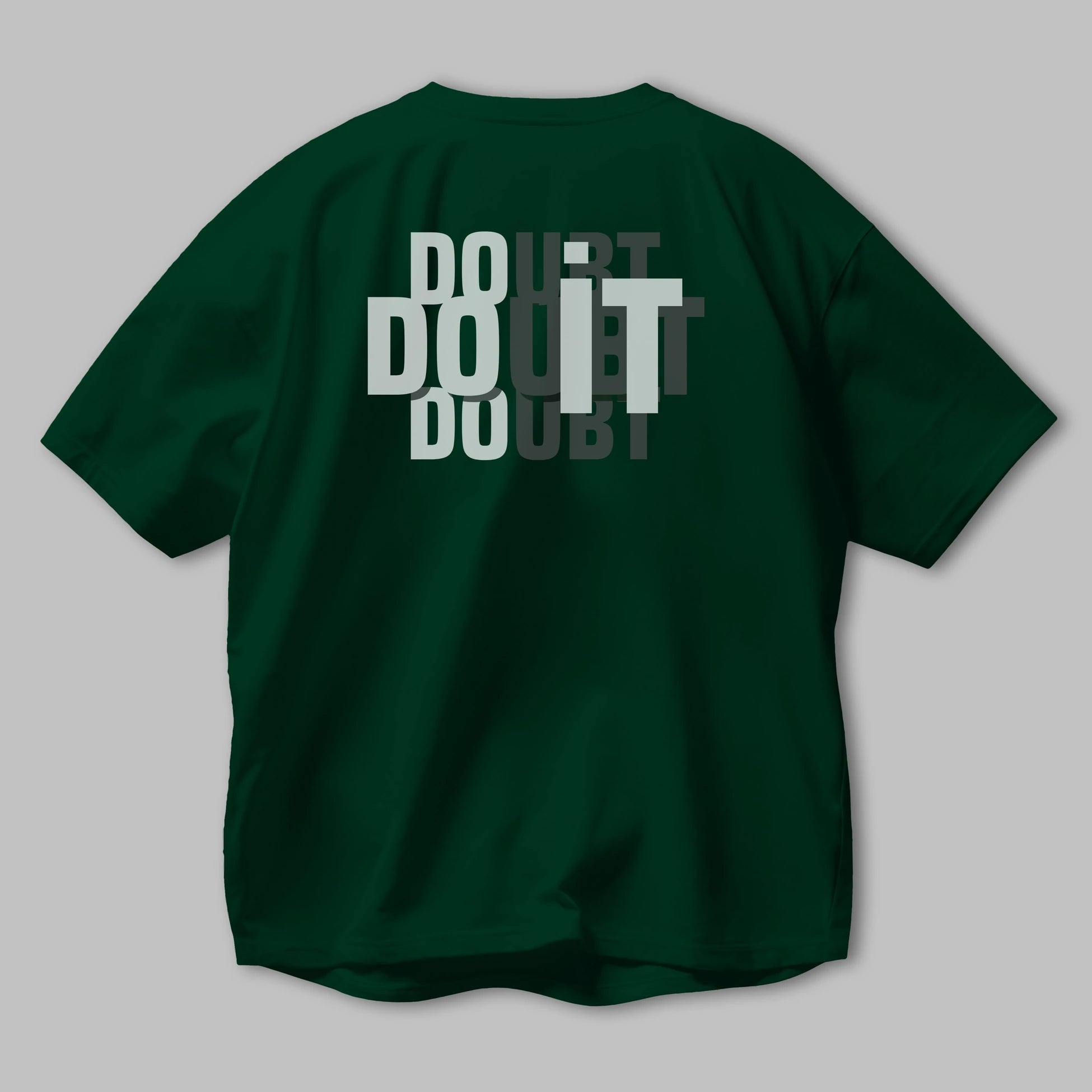 Do it Yazılı Arka Baskılı Oversize t-shirt Erkek Kadın Unisex