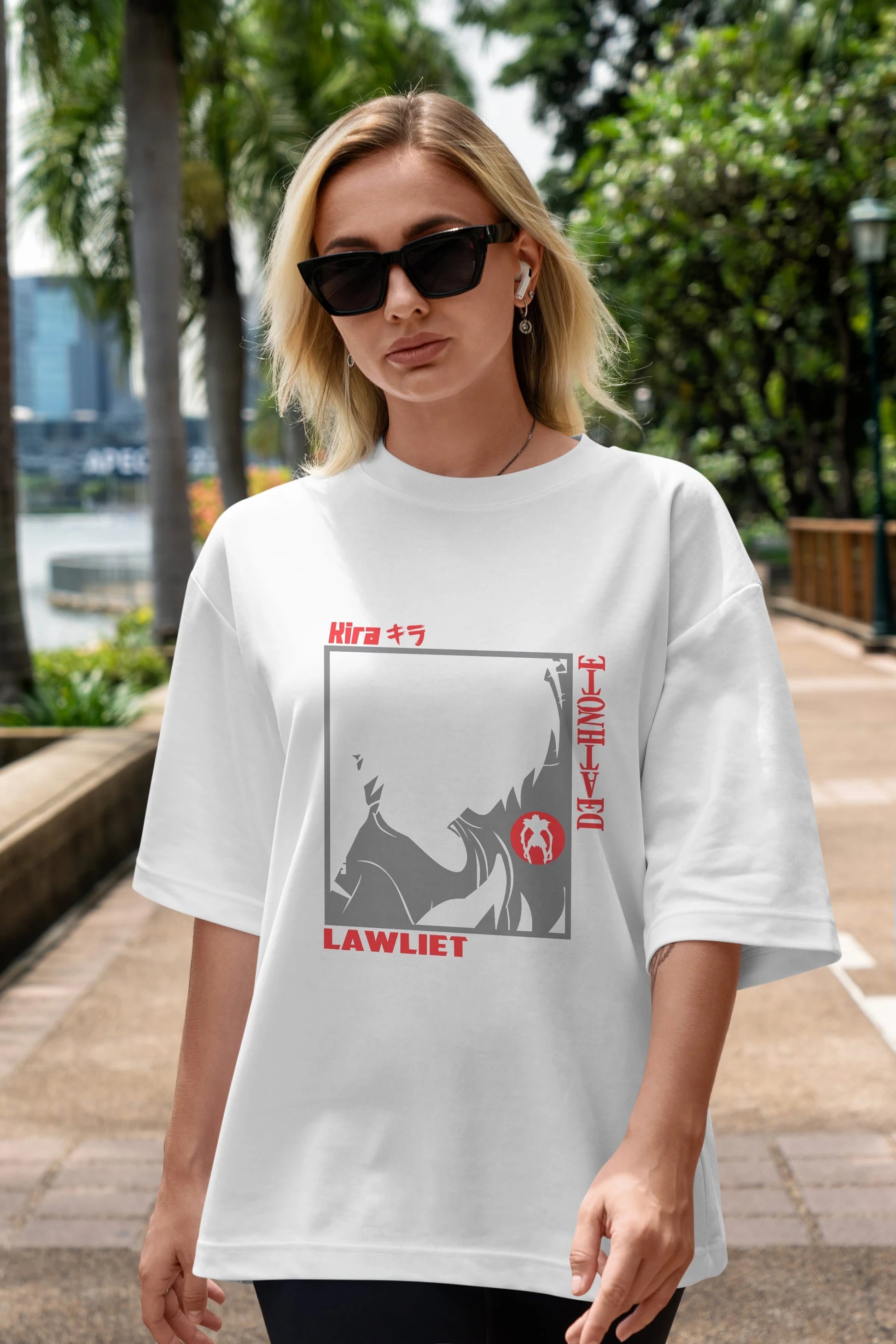 DEATH NOTE Anime Ön Baskılı Oversize t-shirt %100 pamuk Erkek Kadın Unisex