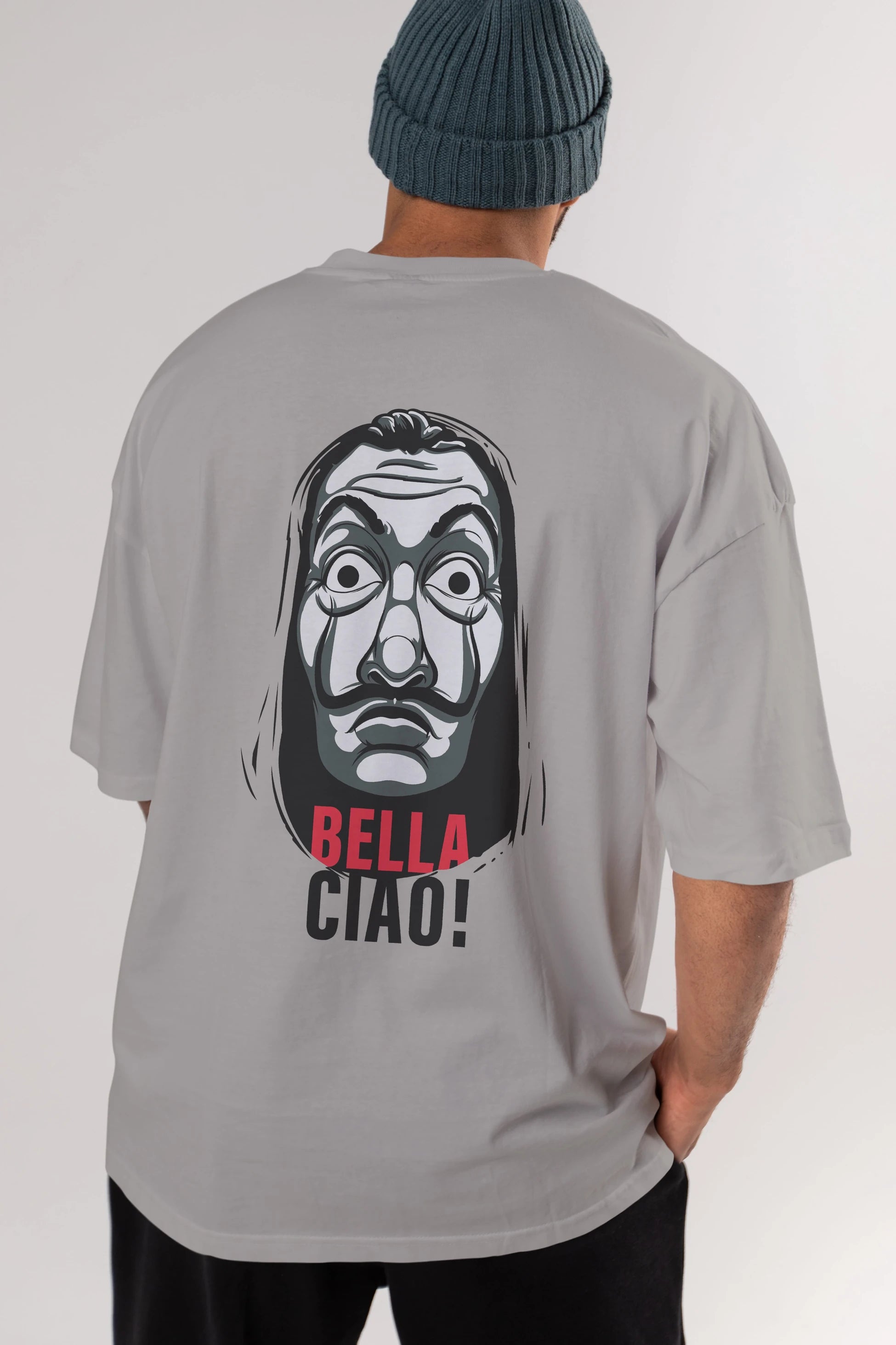 La Casa De Papel (12) Arka Baskılı Oversize t-shirt Erkek Kadın Unisex %100 Pamuk Bisiklet Yaka tişort