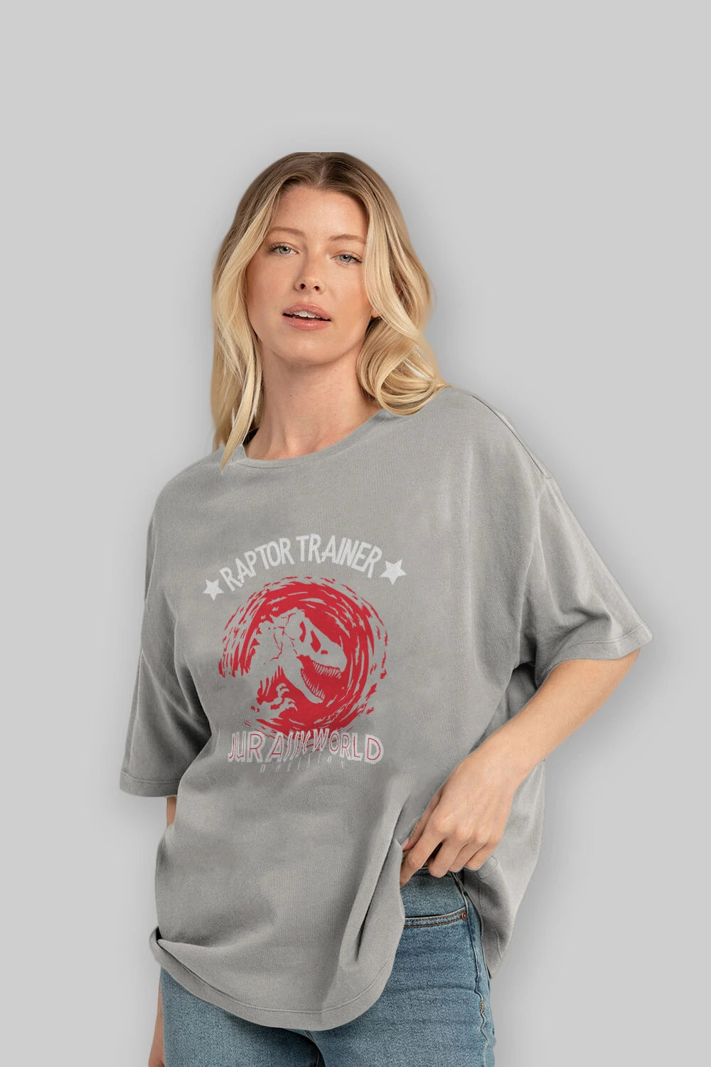 Jurassic Park (3) Ön Baskılı Oversize t-shirt Erkek Kadın Unisex %100 Pamuk Bisiklet Yaka tişort