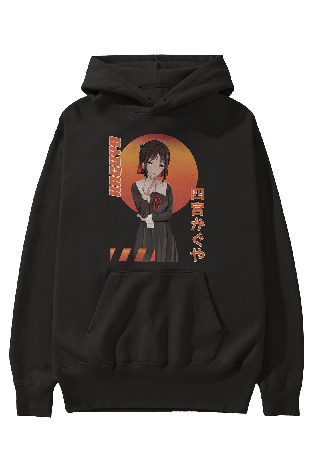 Kaguya Shinomiya 5 Anime Ön Baskılı Hoodie Oversize Kapüşonlu Sweatshirt Erkek Kadın Unisex