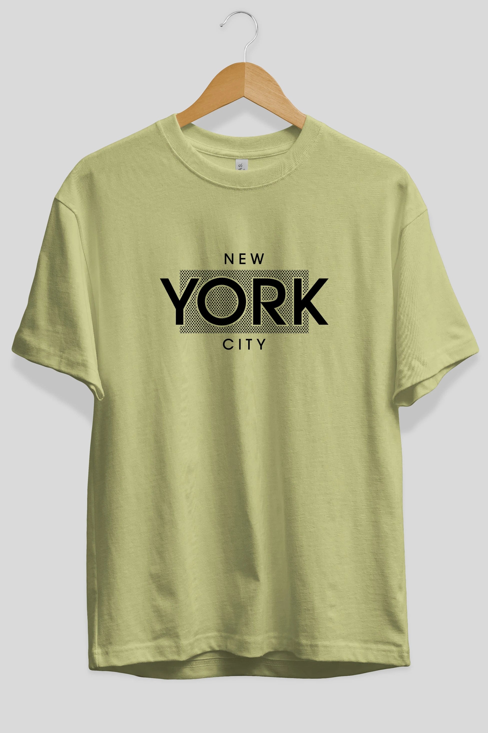 New York City Ön Baskılı Oversize t-shirt Erkek Kadın Unisex