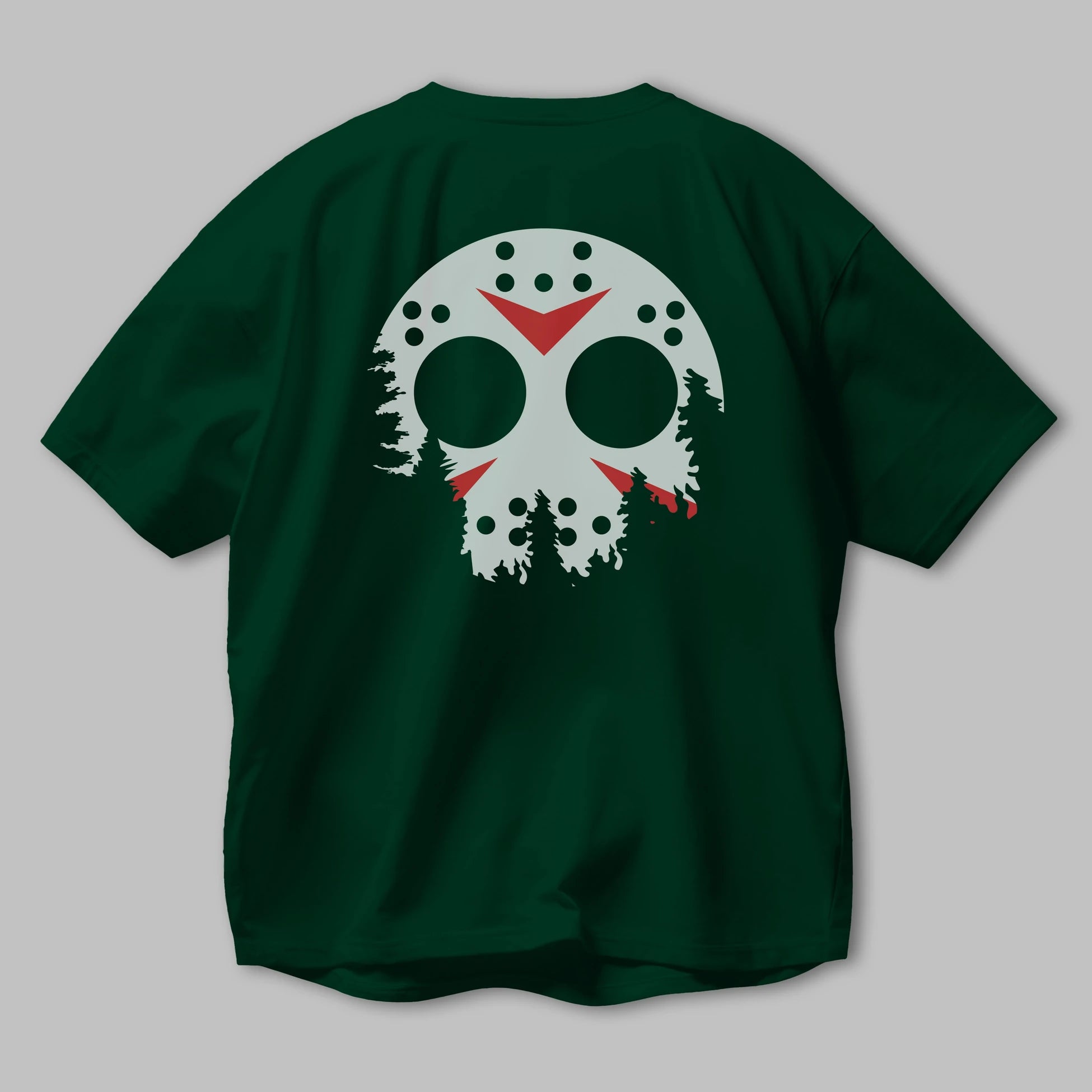 Jason Moon Arka Baskılı Oversize t-shirt %100 pamuk Erkek Kadın Unisex