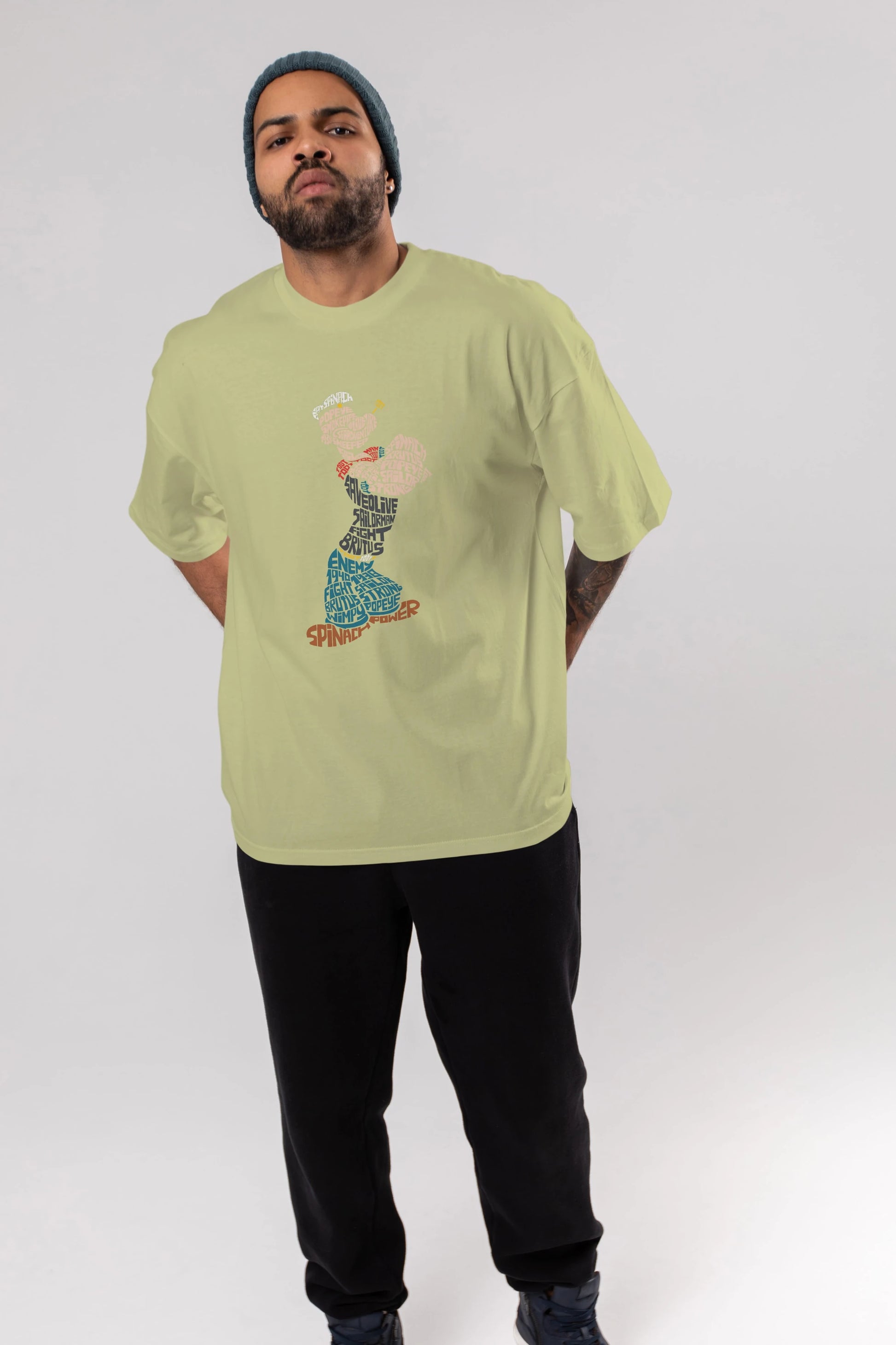 Sailorman Ön Baskılı Oversize t-shirt %100 pamuk Erkek Kadın Unisex