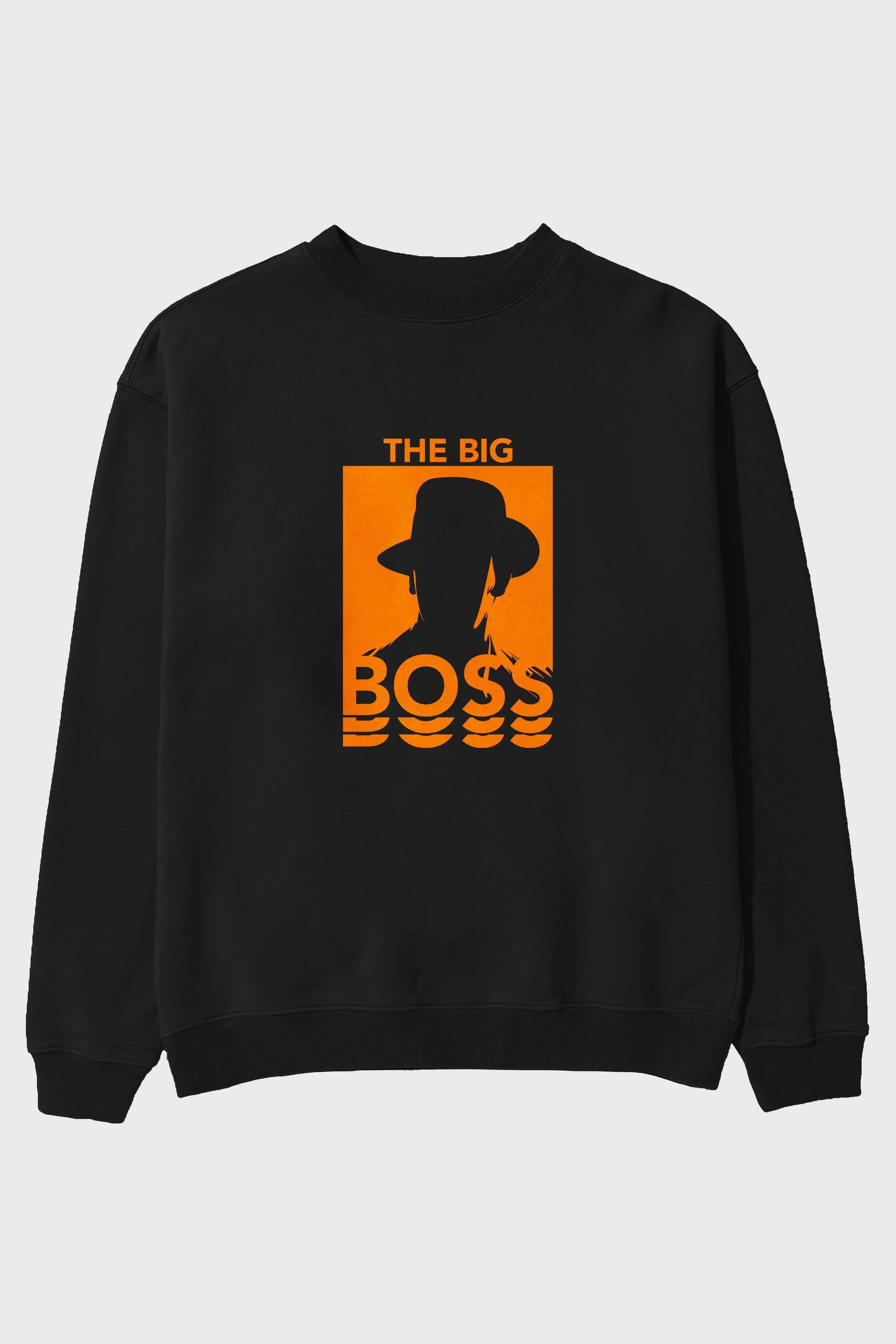 The Big Boss Ön Baskılı Oversize Sweatshirt Erkek Kadın Unisex