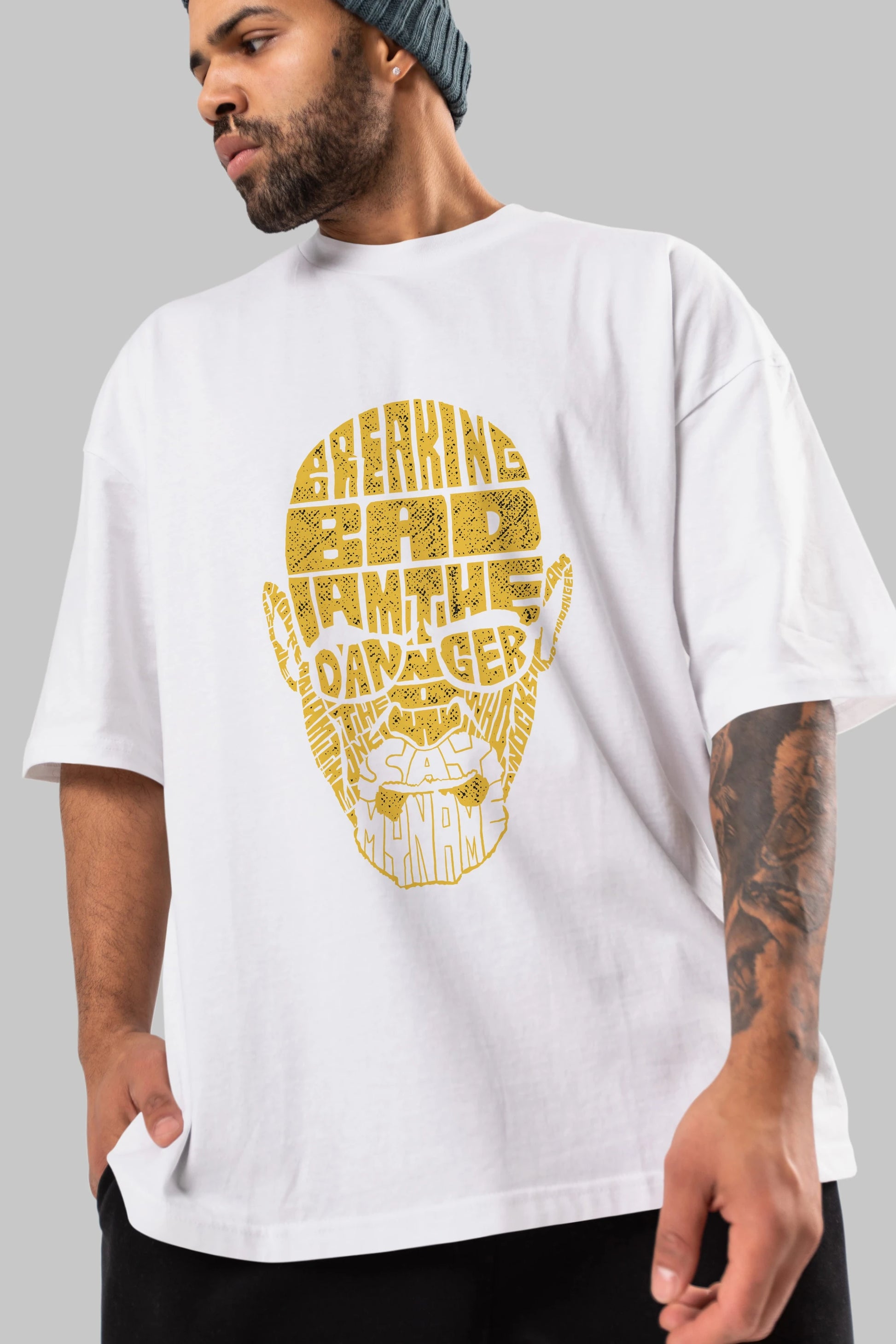 Breaking Bad Ön Baskılı Oversize t-shirt %100 pamuk Erkek Kadın Unisex