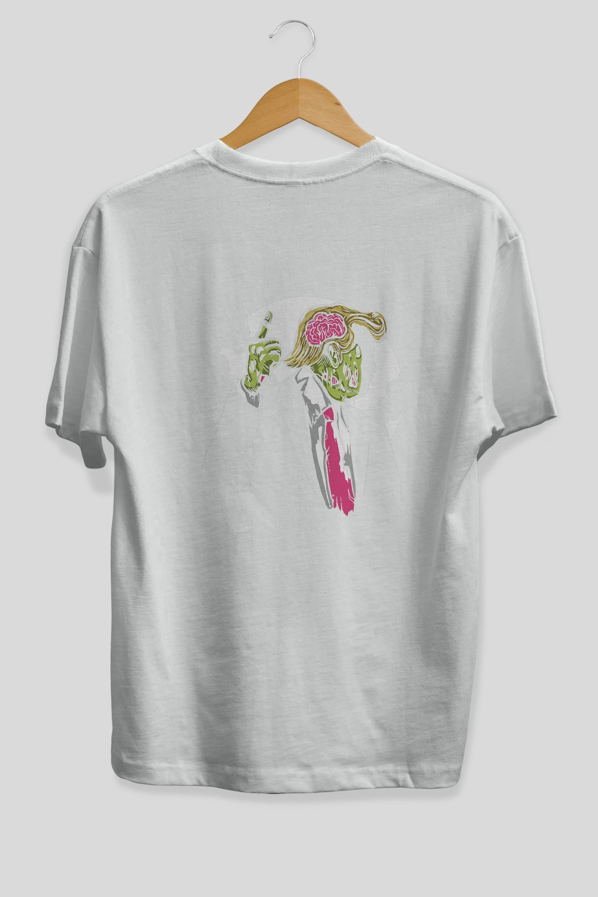 Make Zombie Great Again Arka Baskılı Oversize t-shirt Erkek Kadın Unisex %100 Pamuk