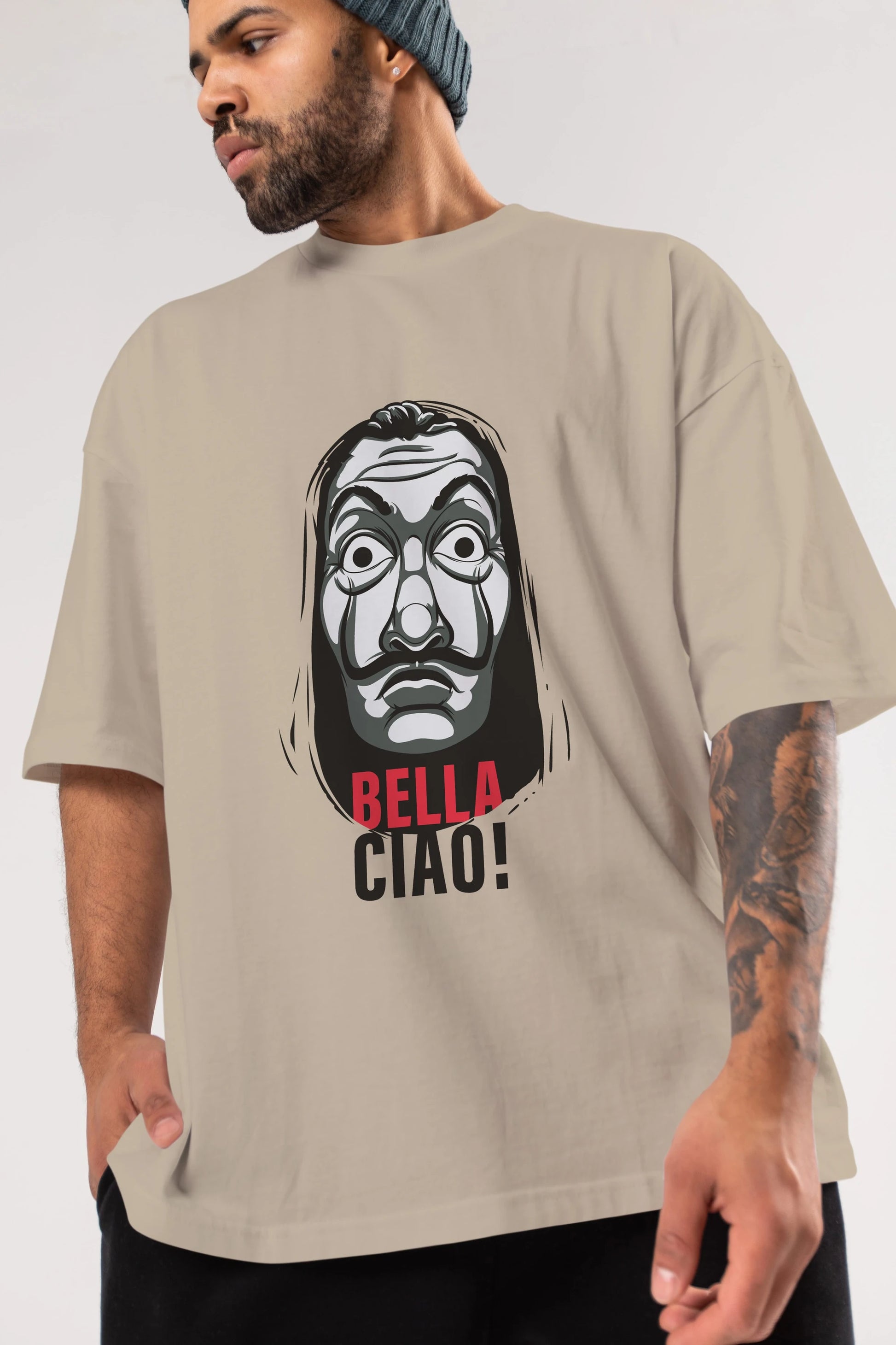 La Casa De Papel (12) Ön Baskılı Oversize t-shirt Erkek Kadın Unisex %100 Pamuk Bisiklet Yaka tişort