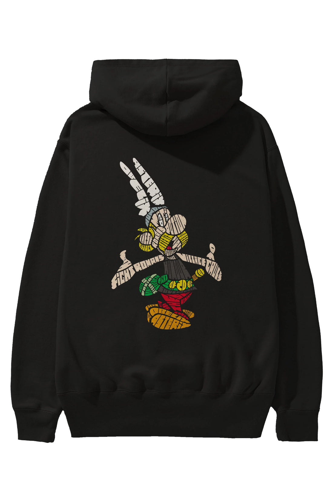 Asterix Arka Baskılı Hoodie Oversize Kapüşonlu Sweatshirt Erkek Kadın Unisex