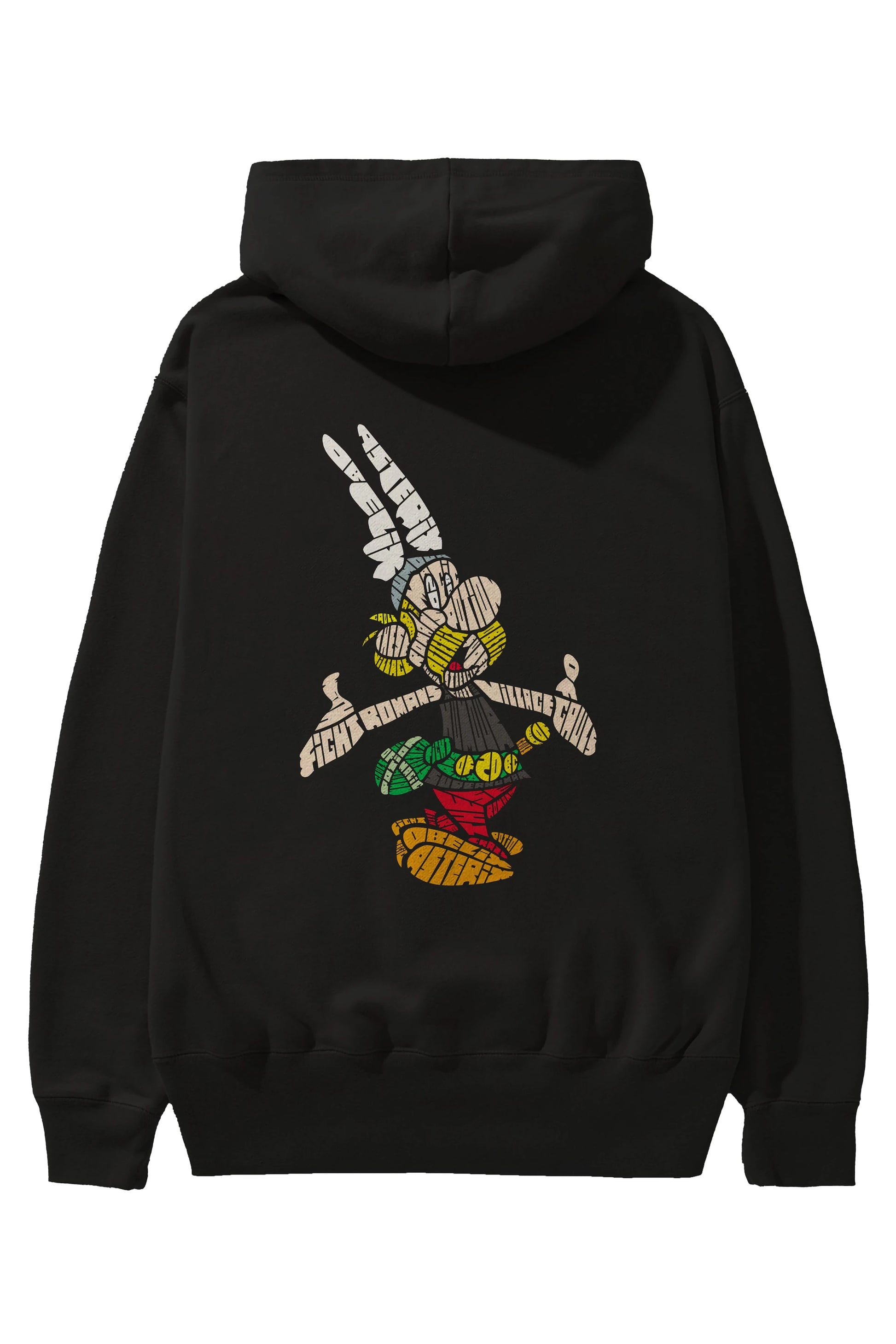 Asterix Arka Baskılı Hoodie Oversize Kapüşonlu Sweatshirt Erkek Kadın Unisex