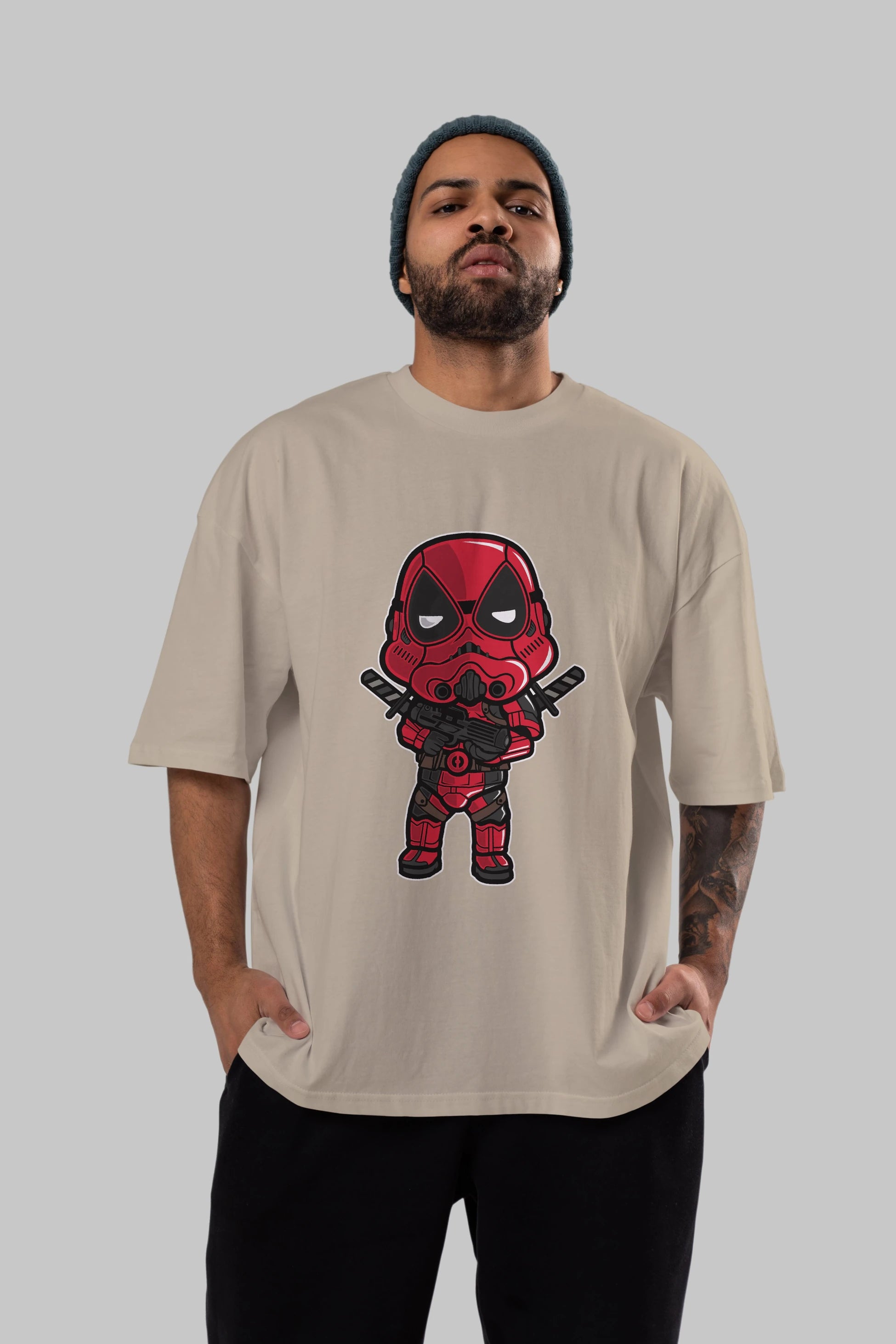 Deadpool (22) Ön Baskılı Oversize t-shirt Erkek Kadın Unisex %100 Pamuk Bisiklet Yaka tişort