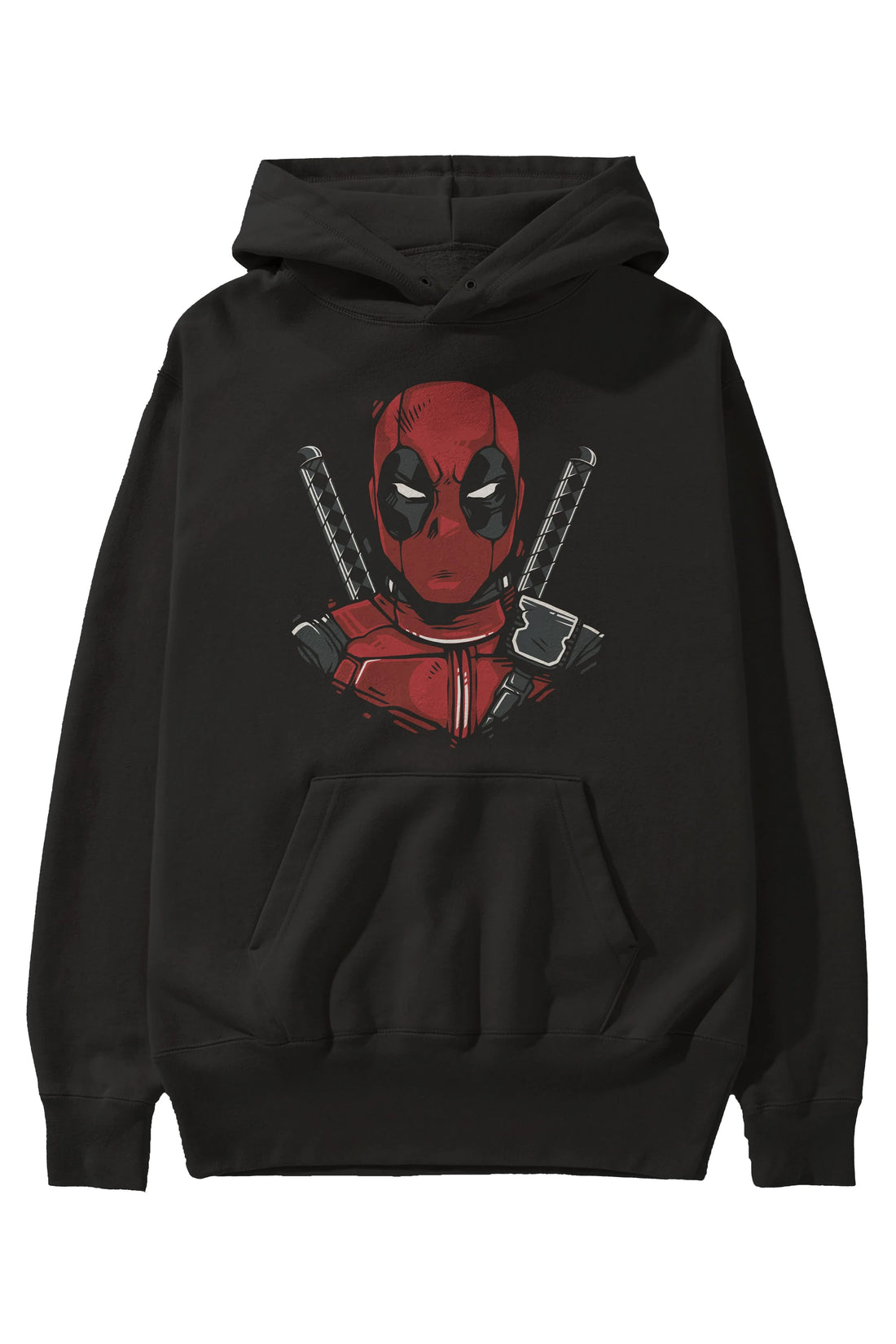 Deadpool (4) Ön Baskılı Hoodie Oversize Kapüşonlu Sweatshirt Erkek Kadın Unisex