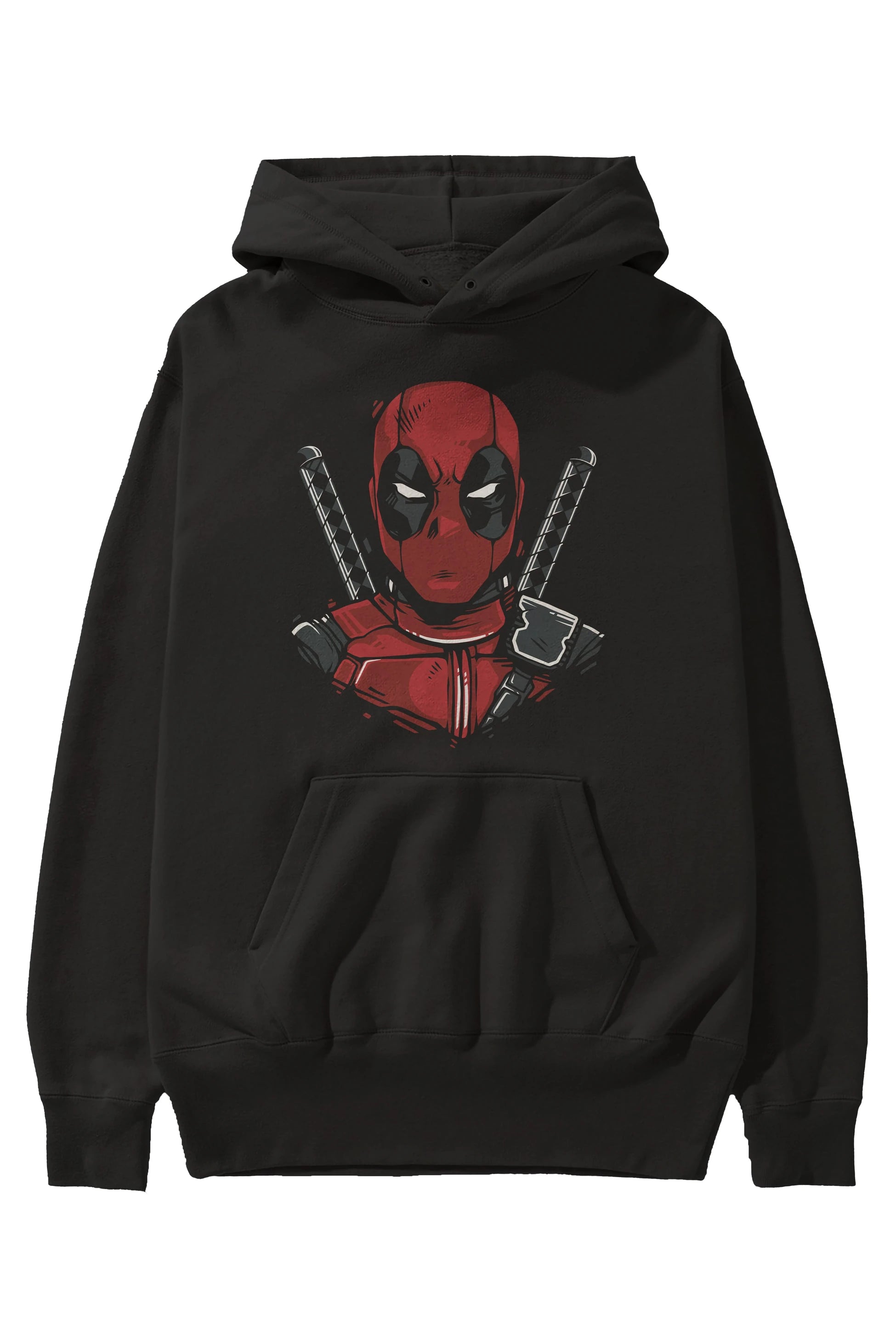 Deadpool (4) Ön Baskılı Hoodie Oversize Kapüşonlu Sweatshirt Erkek Kadın Unisex
