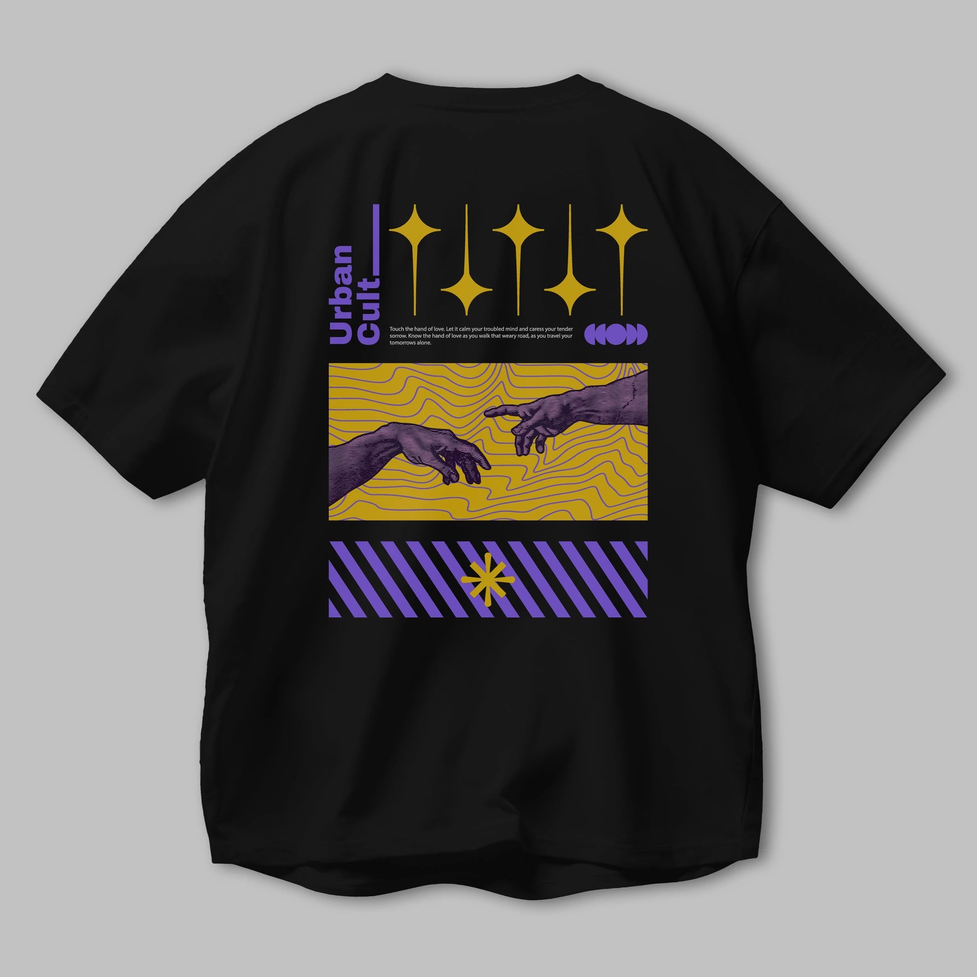 Urban Cult Arka Baskılı Oversize t-shirt Erkek Kadın Unisex