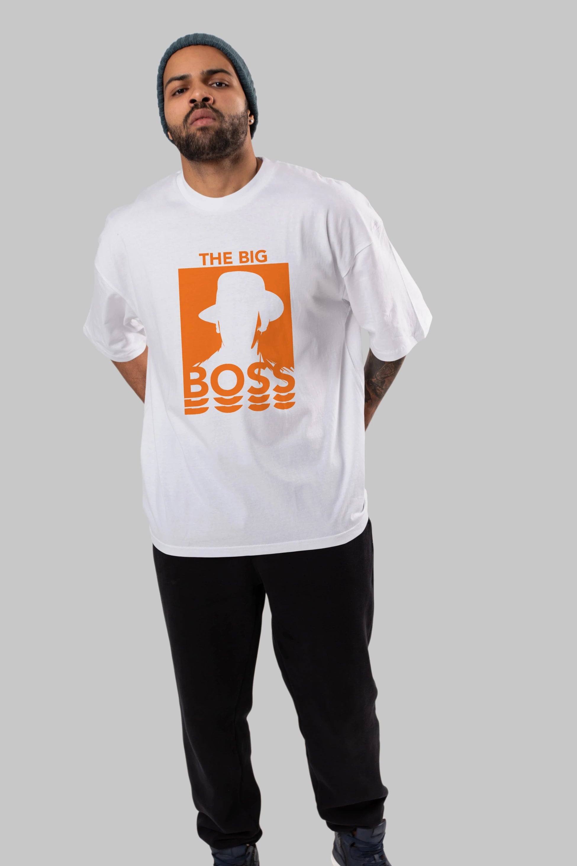 The Big Boss Ön Baskılı Oversize t-shirt Erkek Kadın Unisex