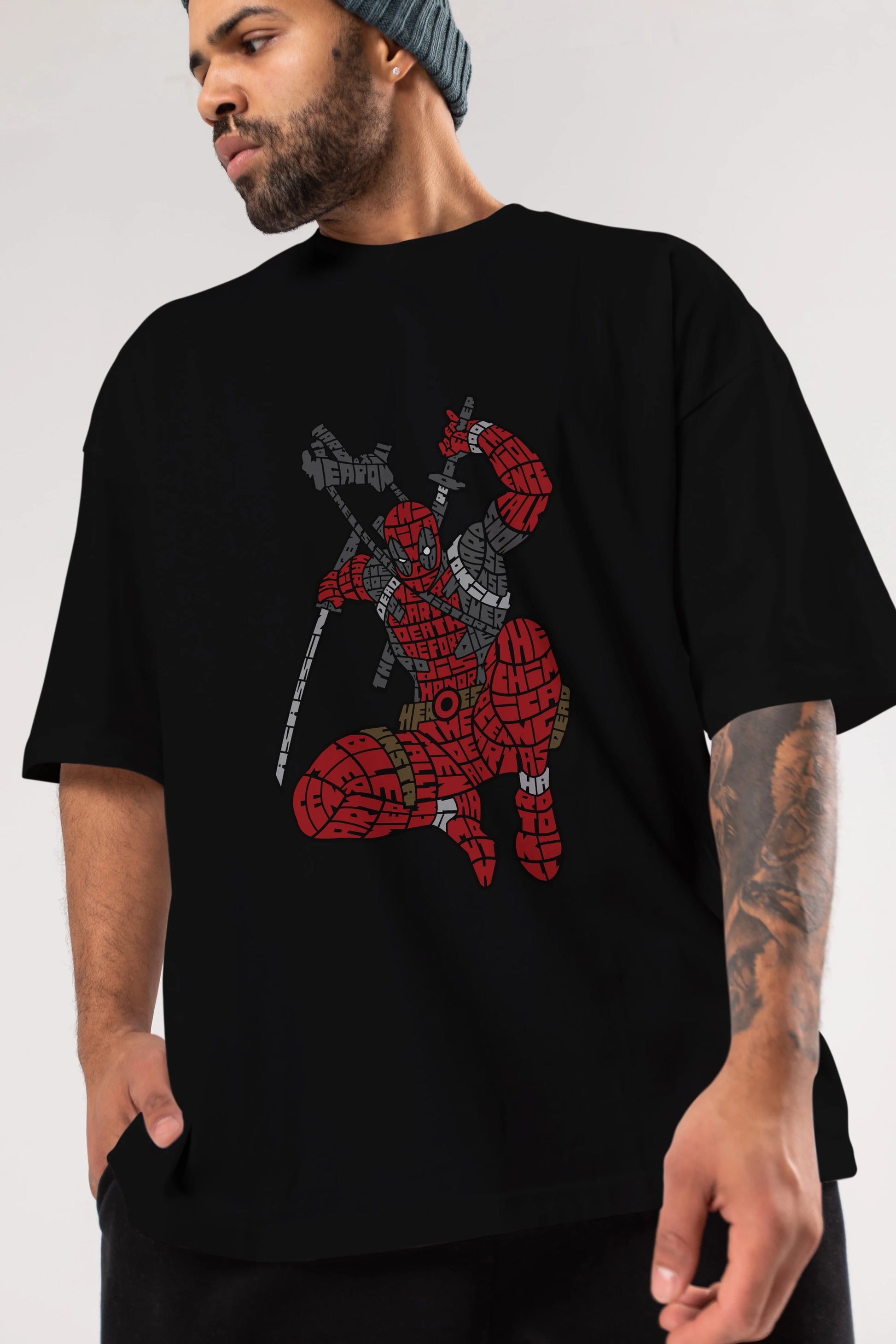 Chimichanga Ön Baskılı Oversize t-shirt %100 pamuk Erkek Kadın Unisex