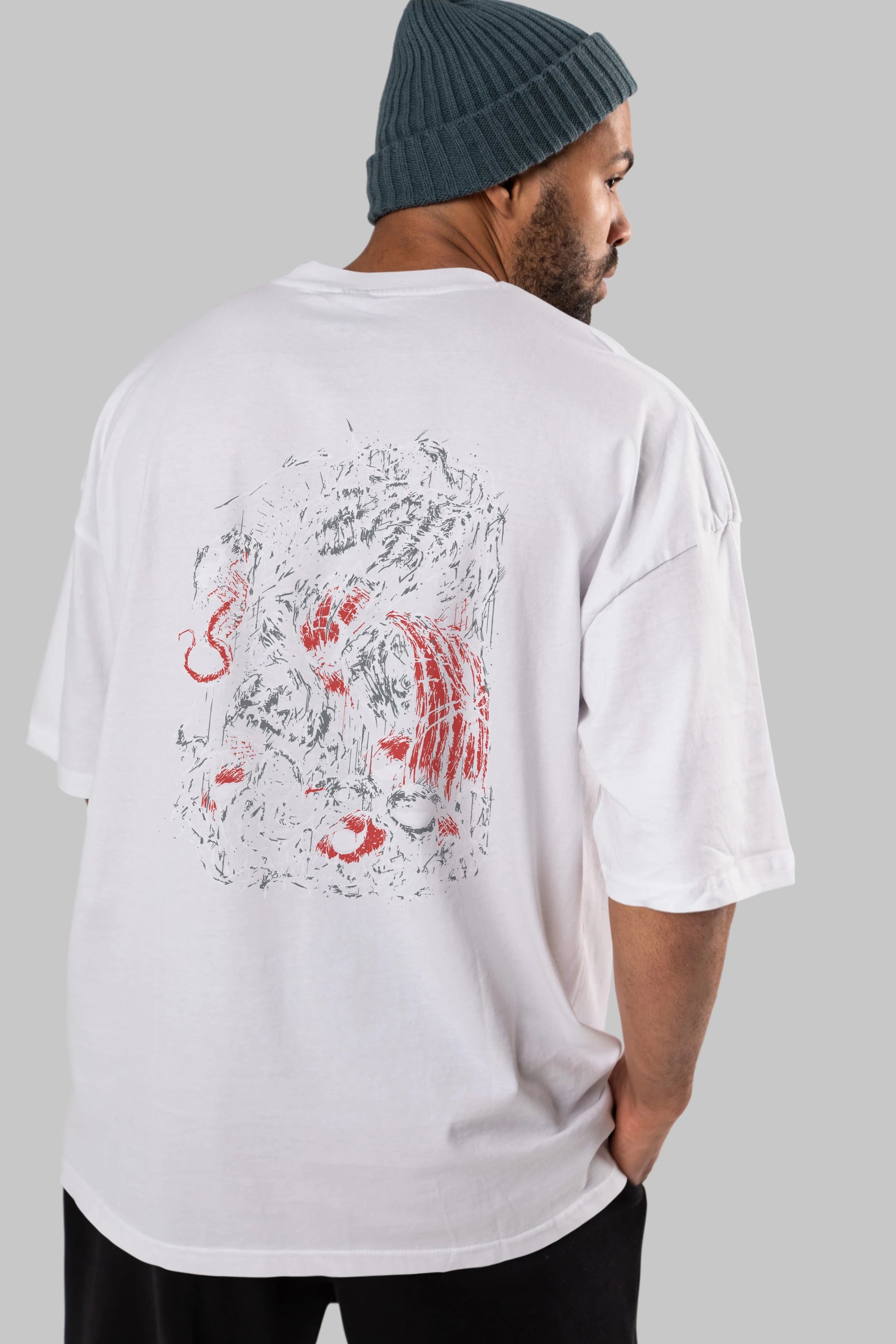 Venom (14) Arka Baskılı Oversize t-shirt Erkek Kadın Unisex %100 Pamuk Bisiklet Yaka tişort