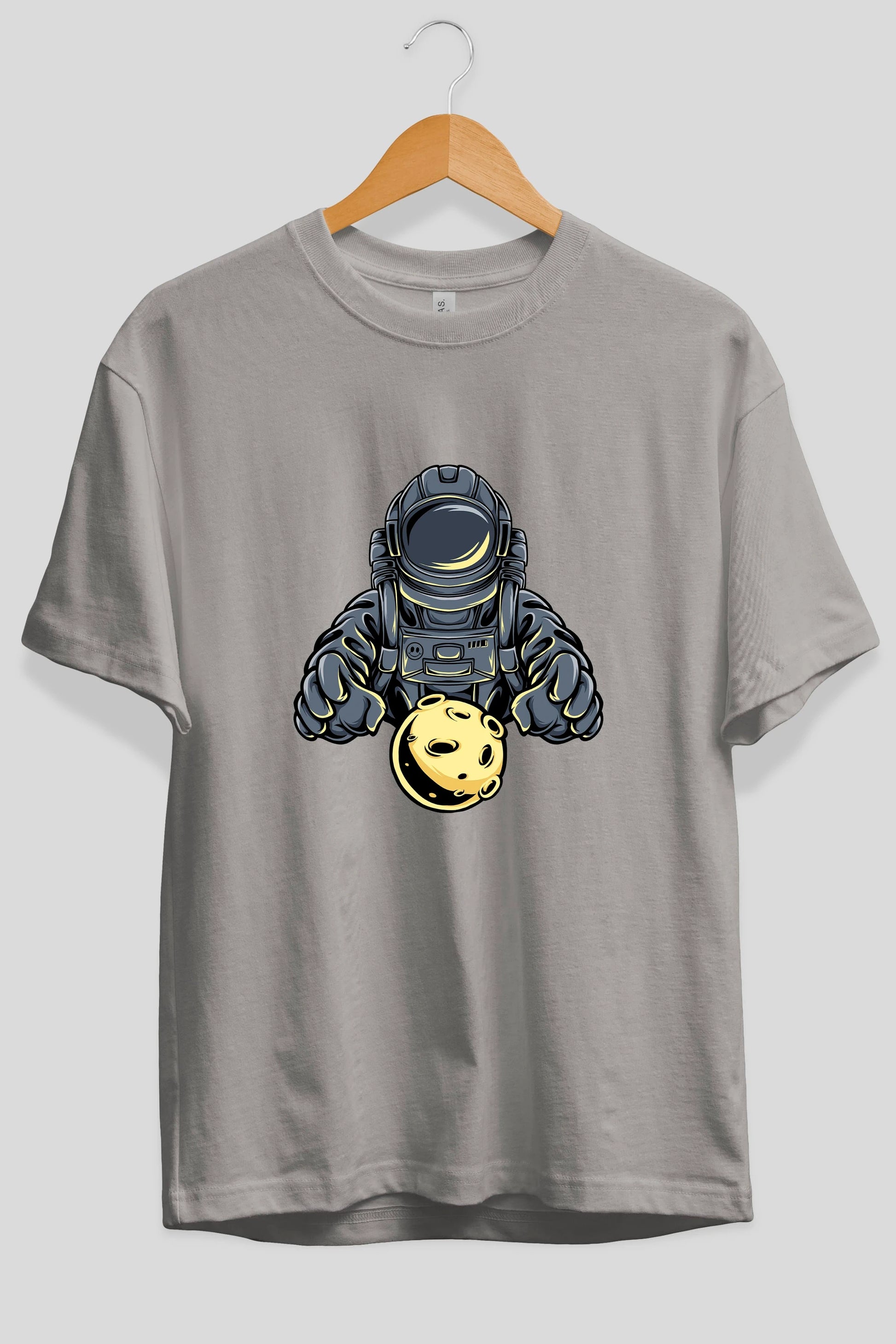 Astromoon tshirt Ön Baskılı Oversize t-shirt Erkek Kadın Unisex