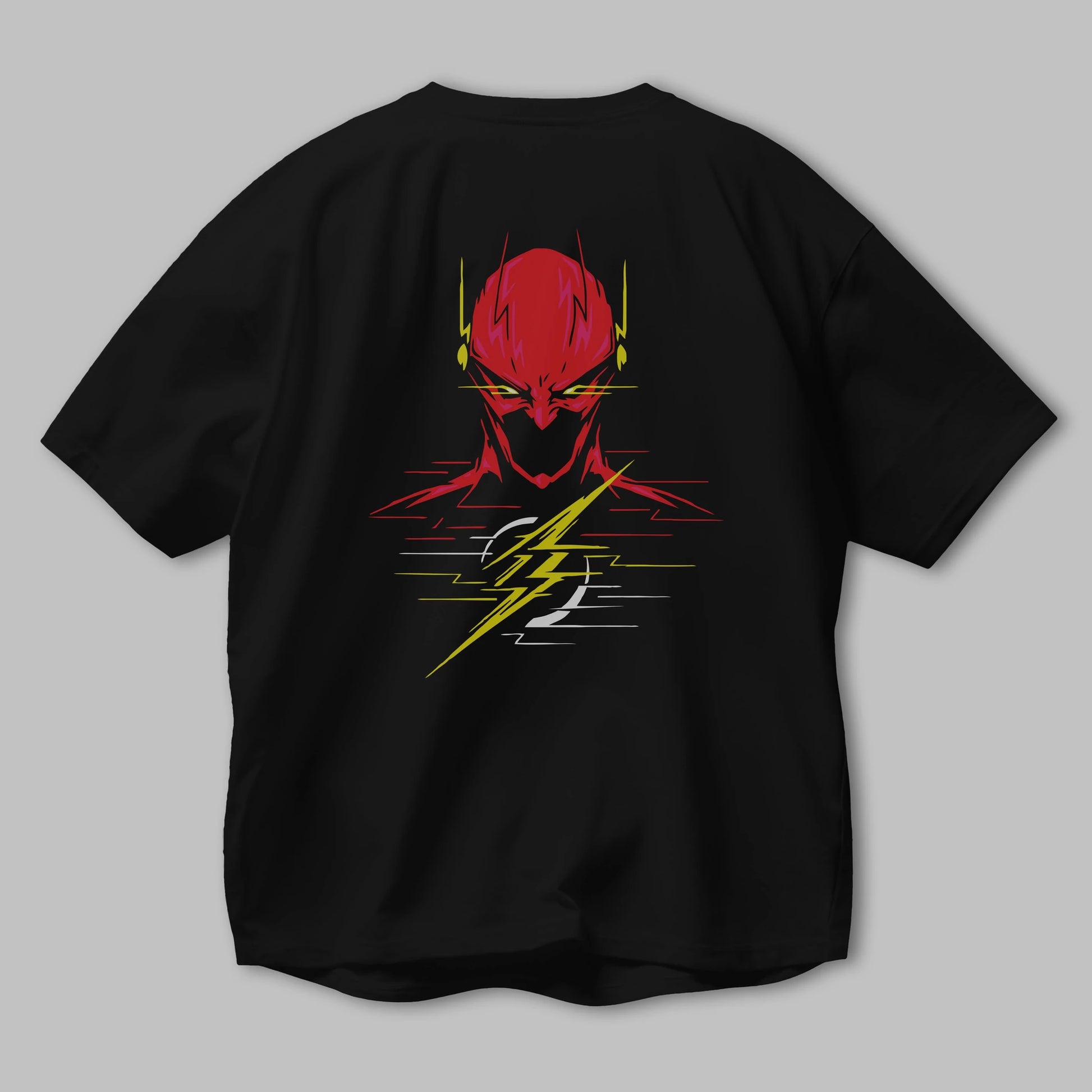 Flash Avengers (2) Arka Baskılı Oversize t-shirt Erkek Kadın Unisex %100 Pamuk Bisiklet Yaka tişort