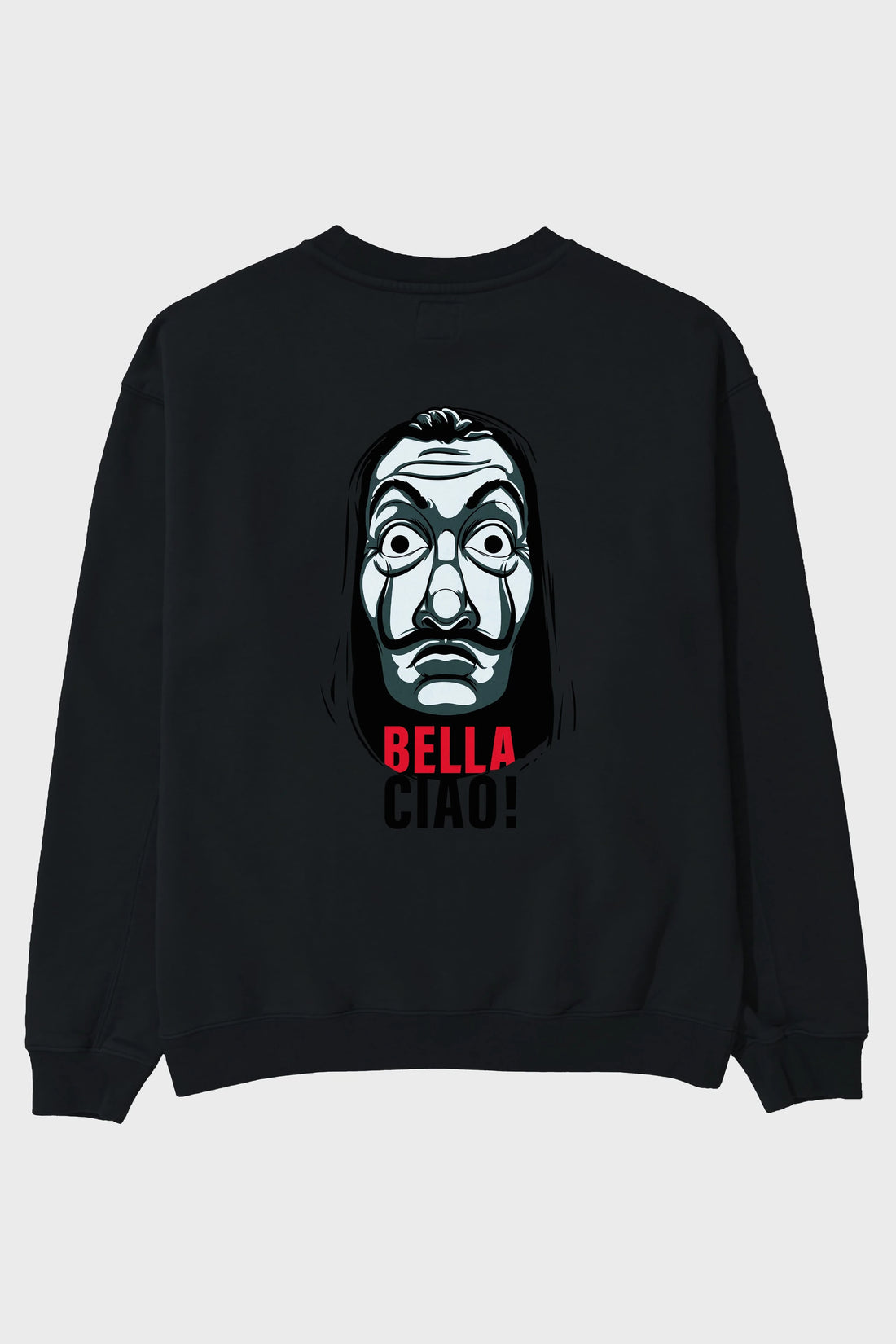 La Casa De Papel (12) Arka Baskılı Oversize Sweatshirt Erkek Kadın Unisex