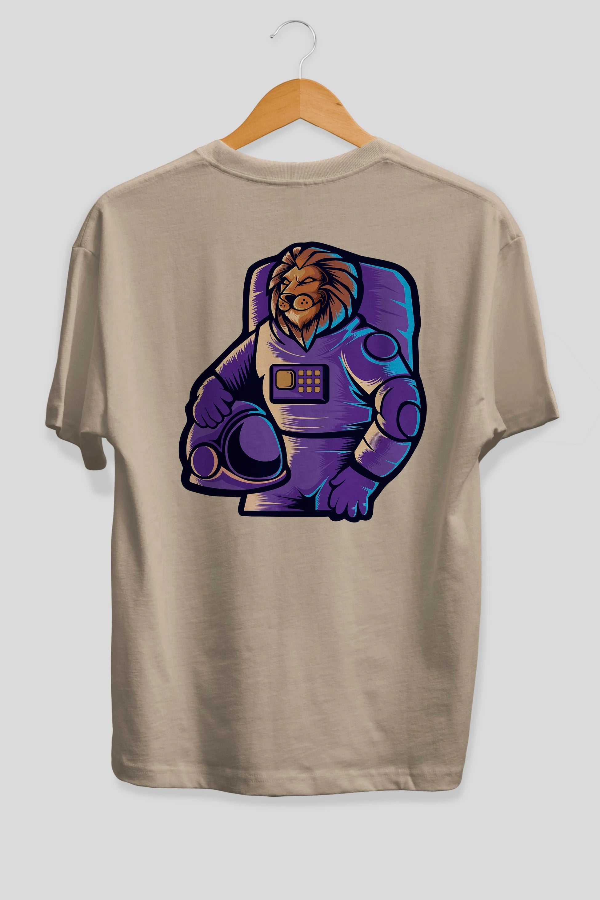 Astroking Arka Baskılı Oversize t-shirt Erkek Kadın Unisex