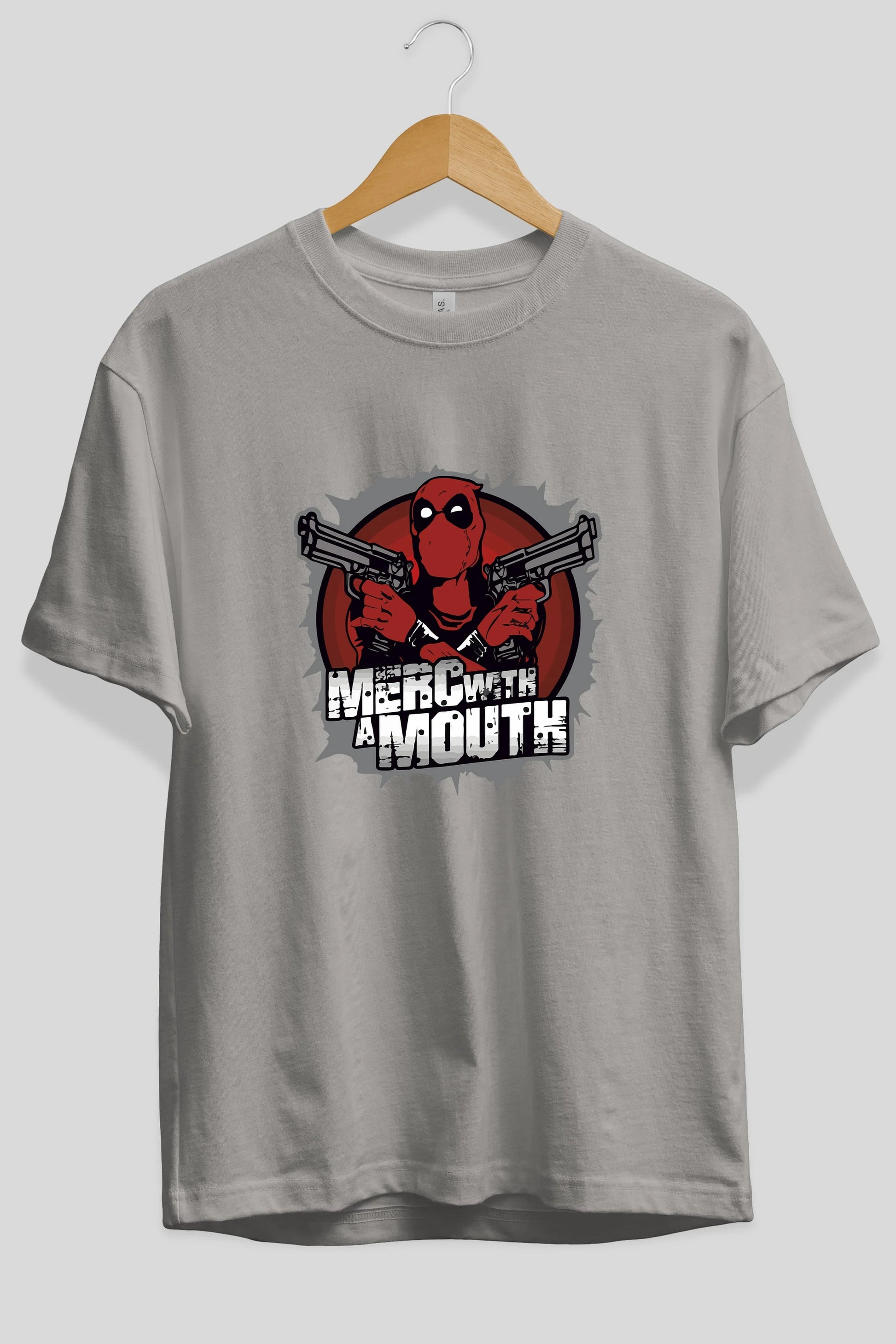 Deadpool (13) Ön Baskılı Oversize t-shirt Erkek Kadın Unisex %100 Pamuk Bisiklet Yaka tişort