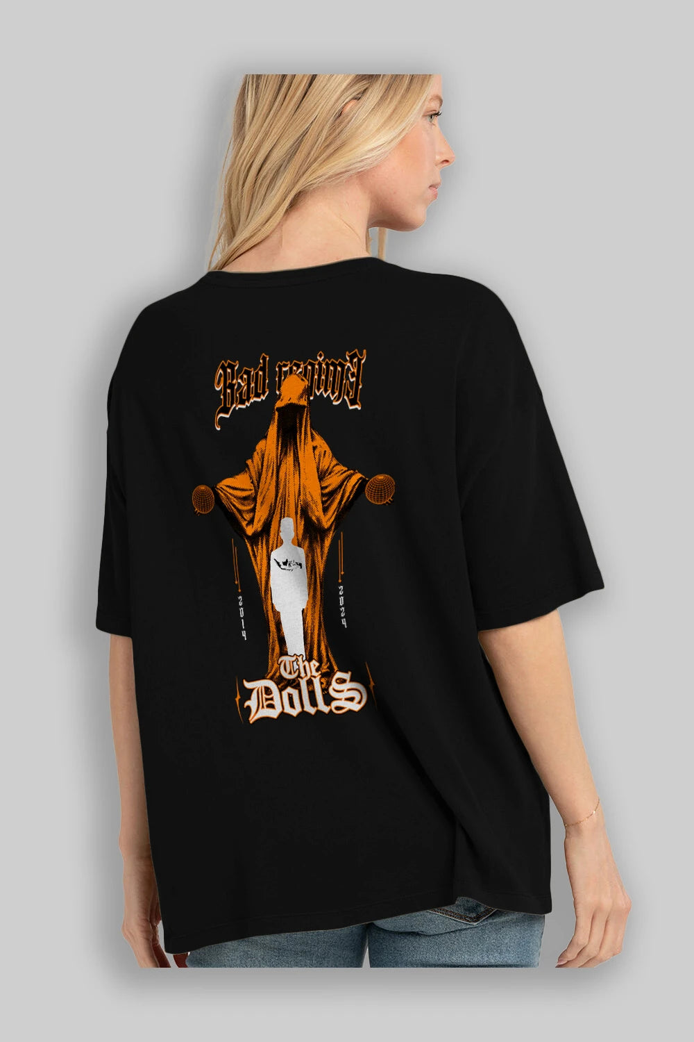 The Dolls Arka Baskılı Oversize t-shirt Erkek Kadın Unisex