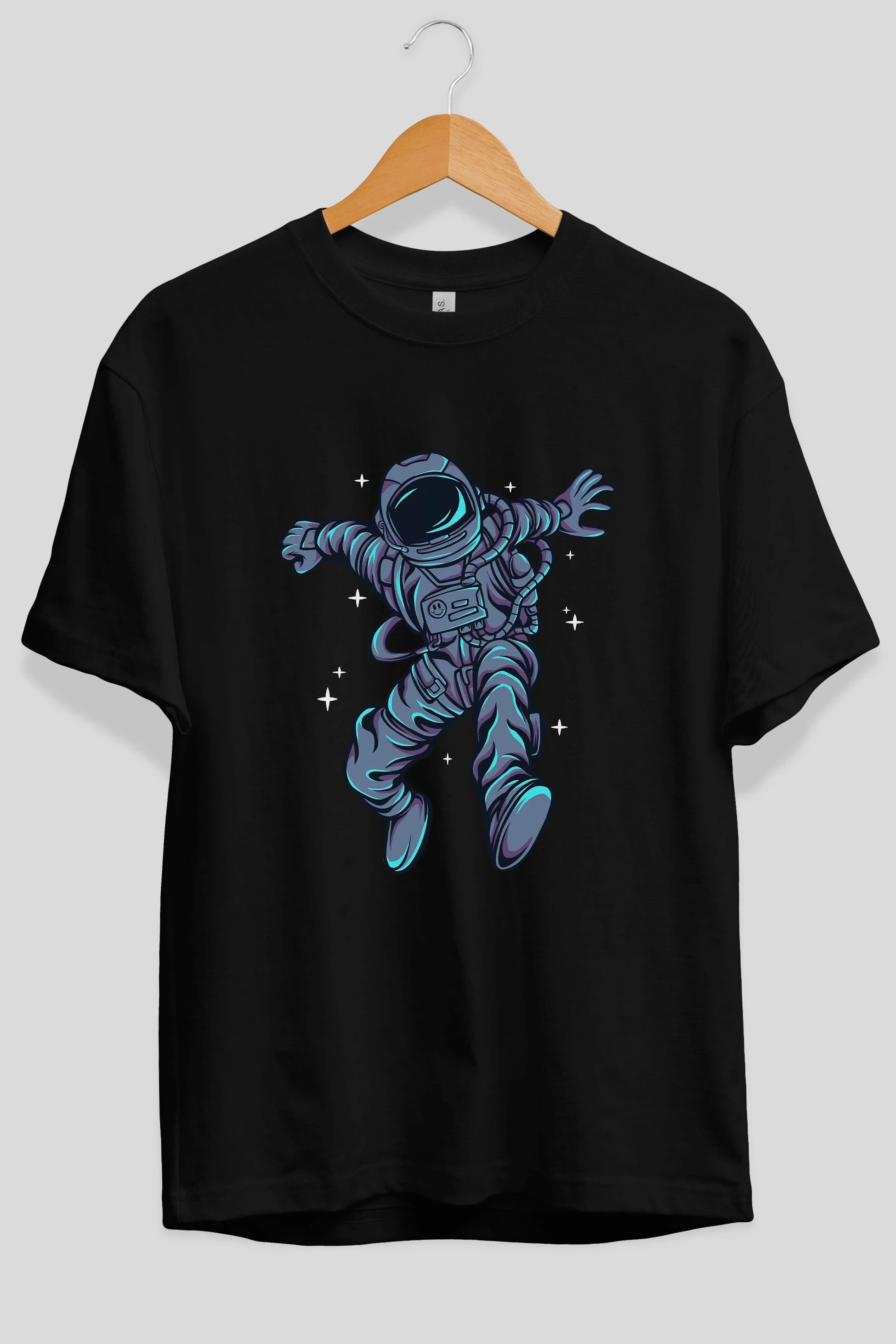 Astrostars tshirt Ön Baskılı Oversize t-shirt Erkek Kadın Unisex