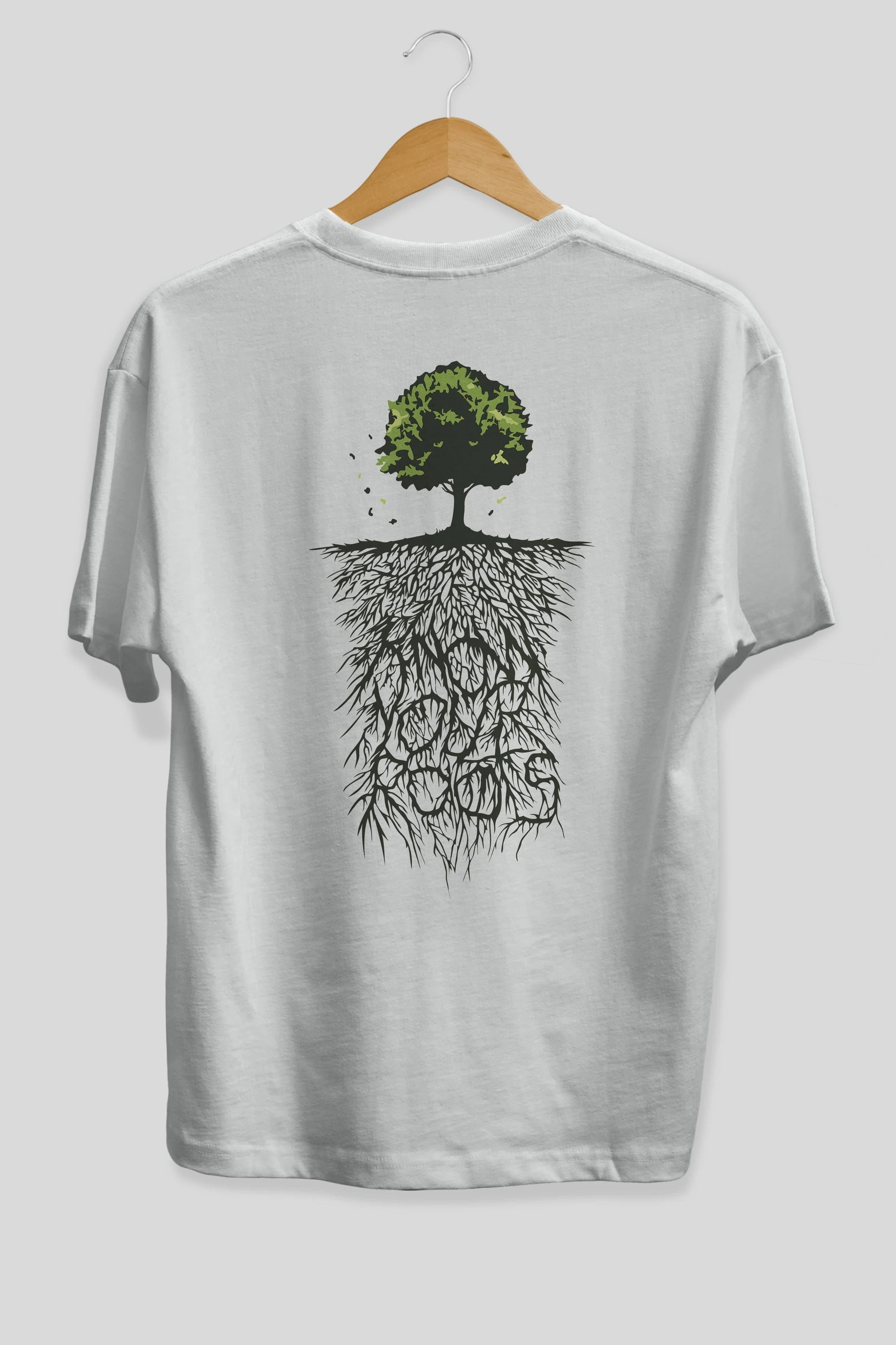 Know Your Roots Arka Baskılı Oversize t-shirt %100 pamuk Erkek Kadın Unisex