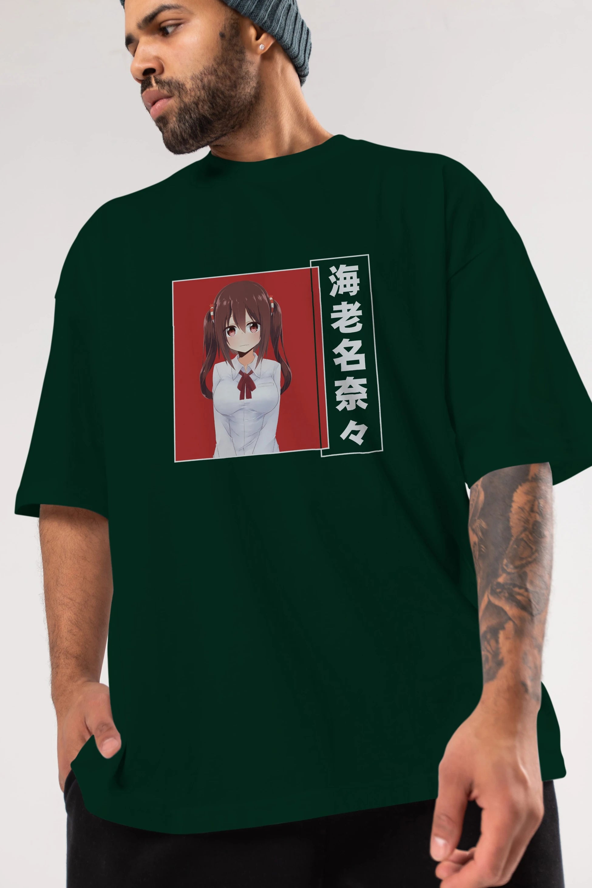 Nana Ebina 1 Anime Ön Baskılı Oversize t-shirt %100 pamuk Erkek Kadın Unisex