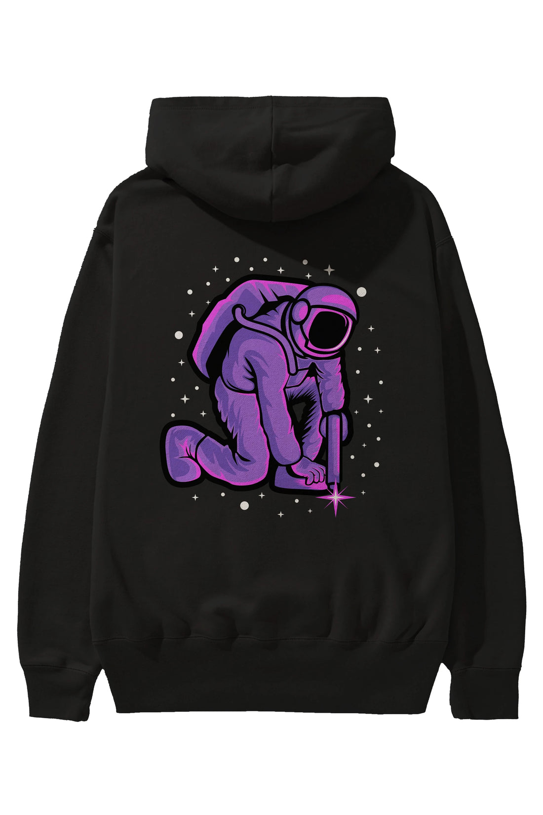 Welding in Space Arka Baskılı Hoodie Oversize Kapüşonlu Sweatshirt Erkek Kadın Unisex