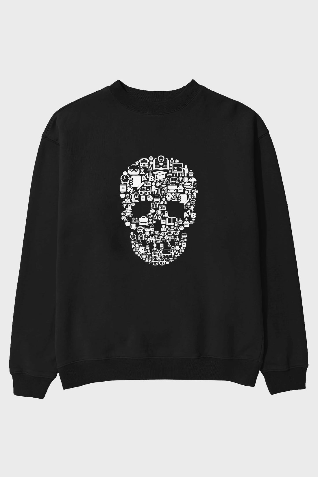 Dead  School Ön Baskılı Oversize Sweatshirt Erkek Kadın Unisex